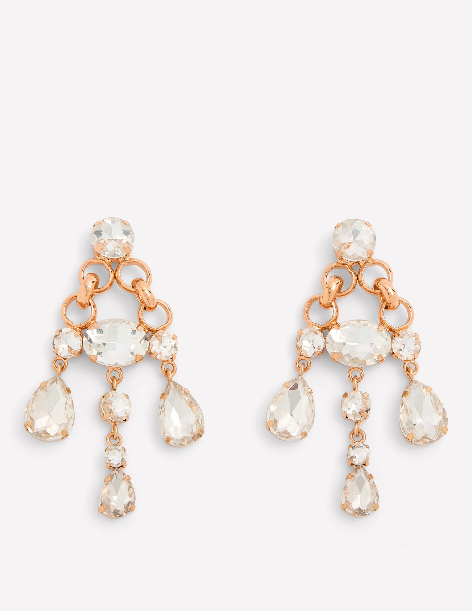 Mega Jewel Earrings-Clear - Image 2