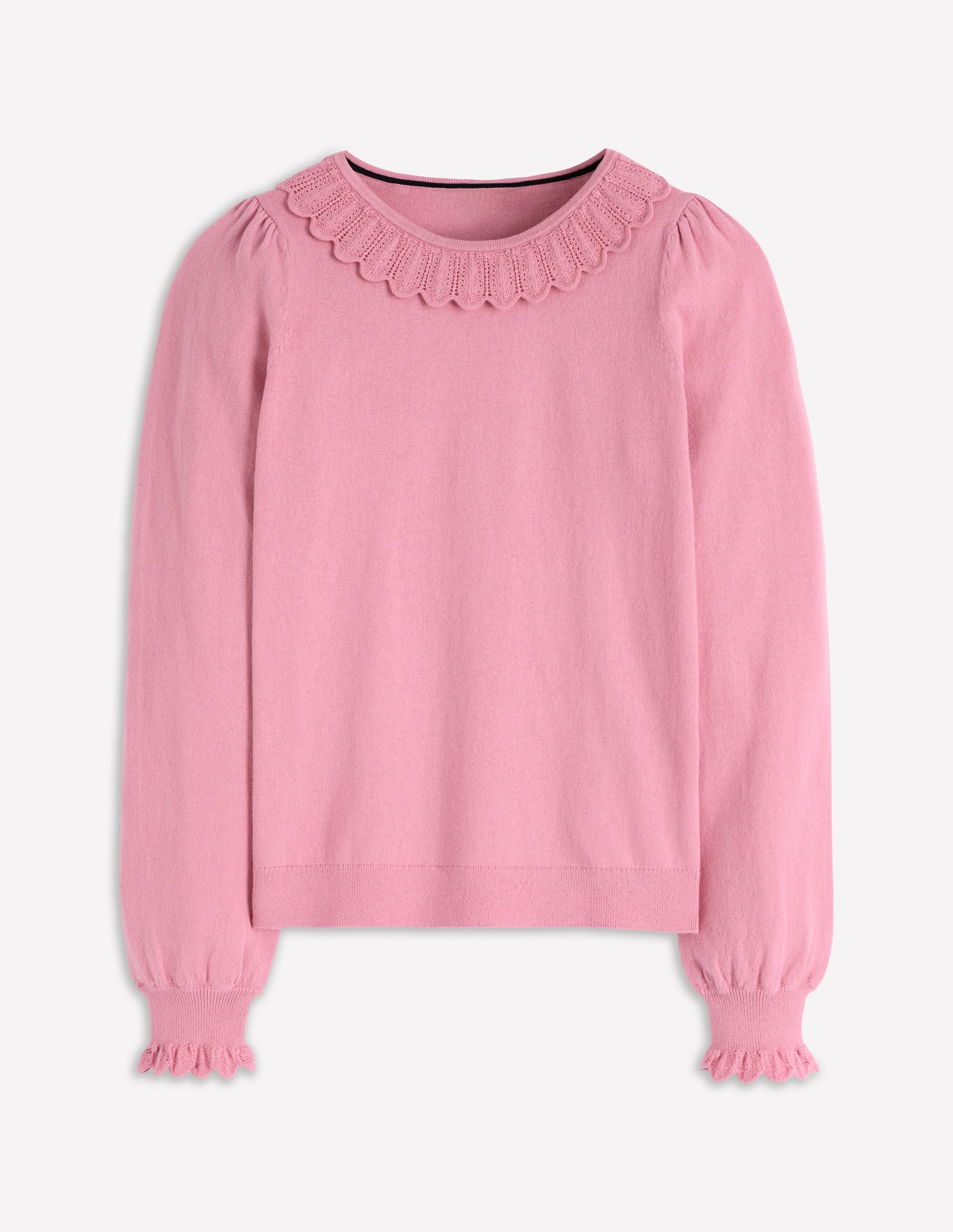 Melina Cotton Ruffle Jumper-Formica Pink - Image 5