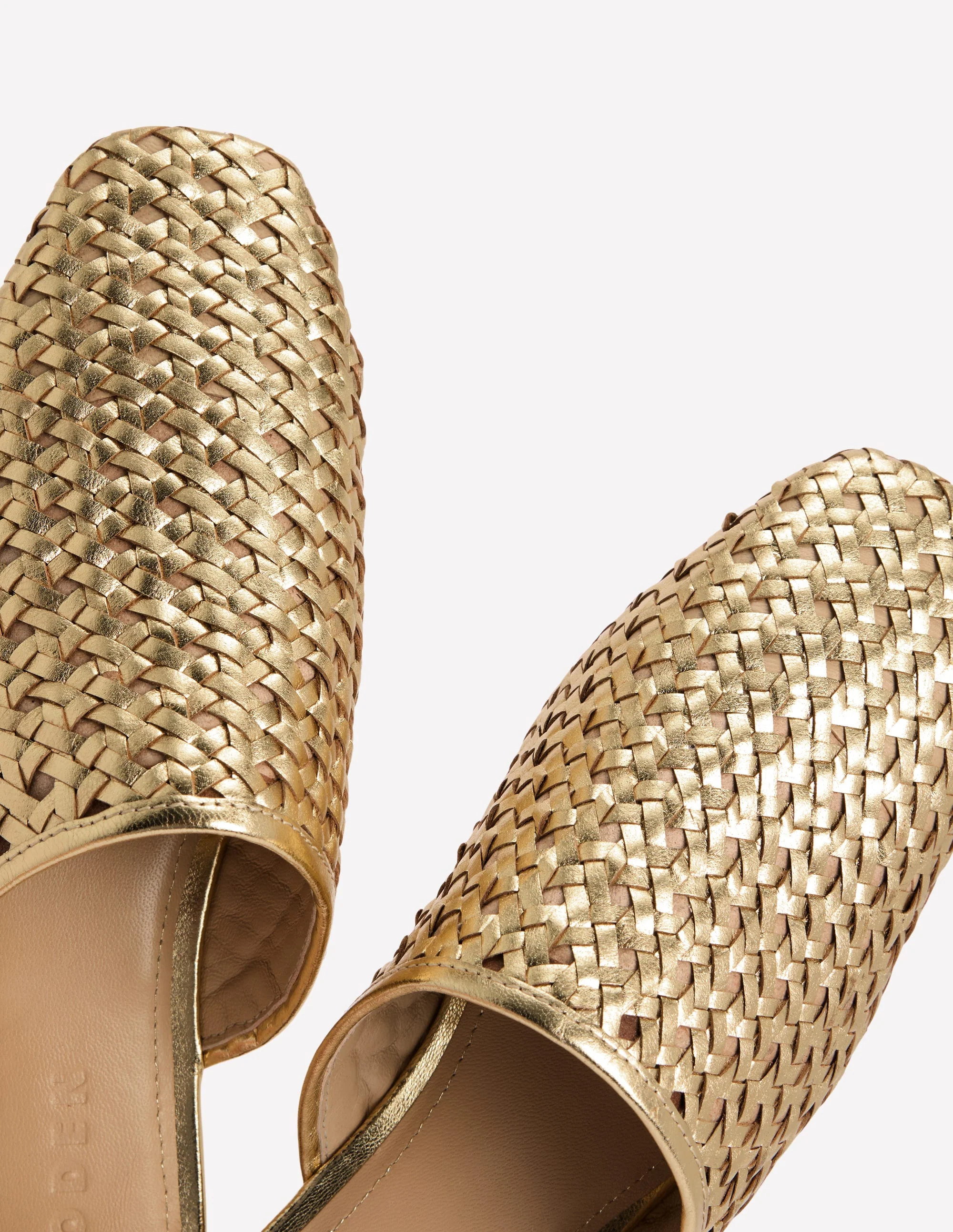 Mule Slipper Loafer-Gold Weave - Image 4