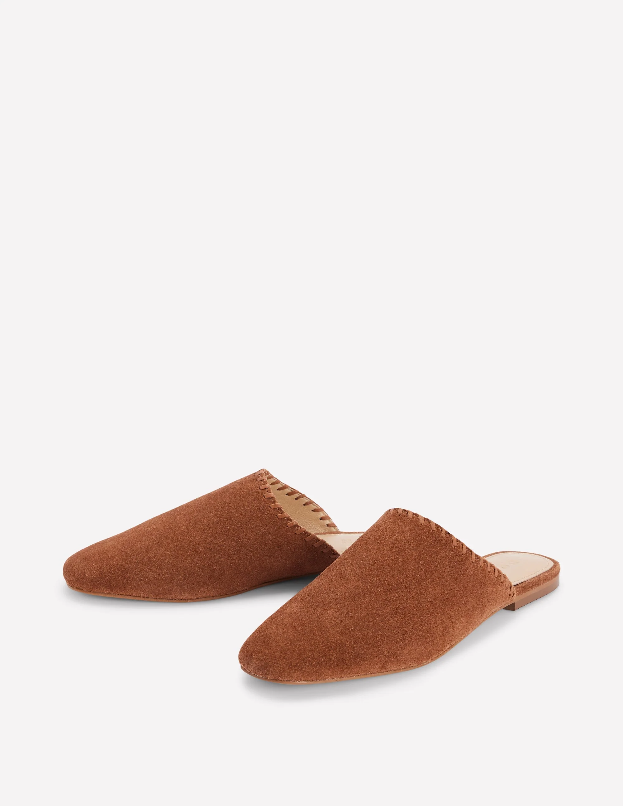 Mule Slipper Loafer-Tan Suede - Image 3