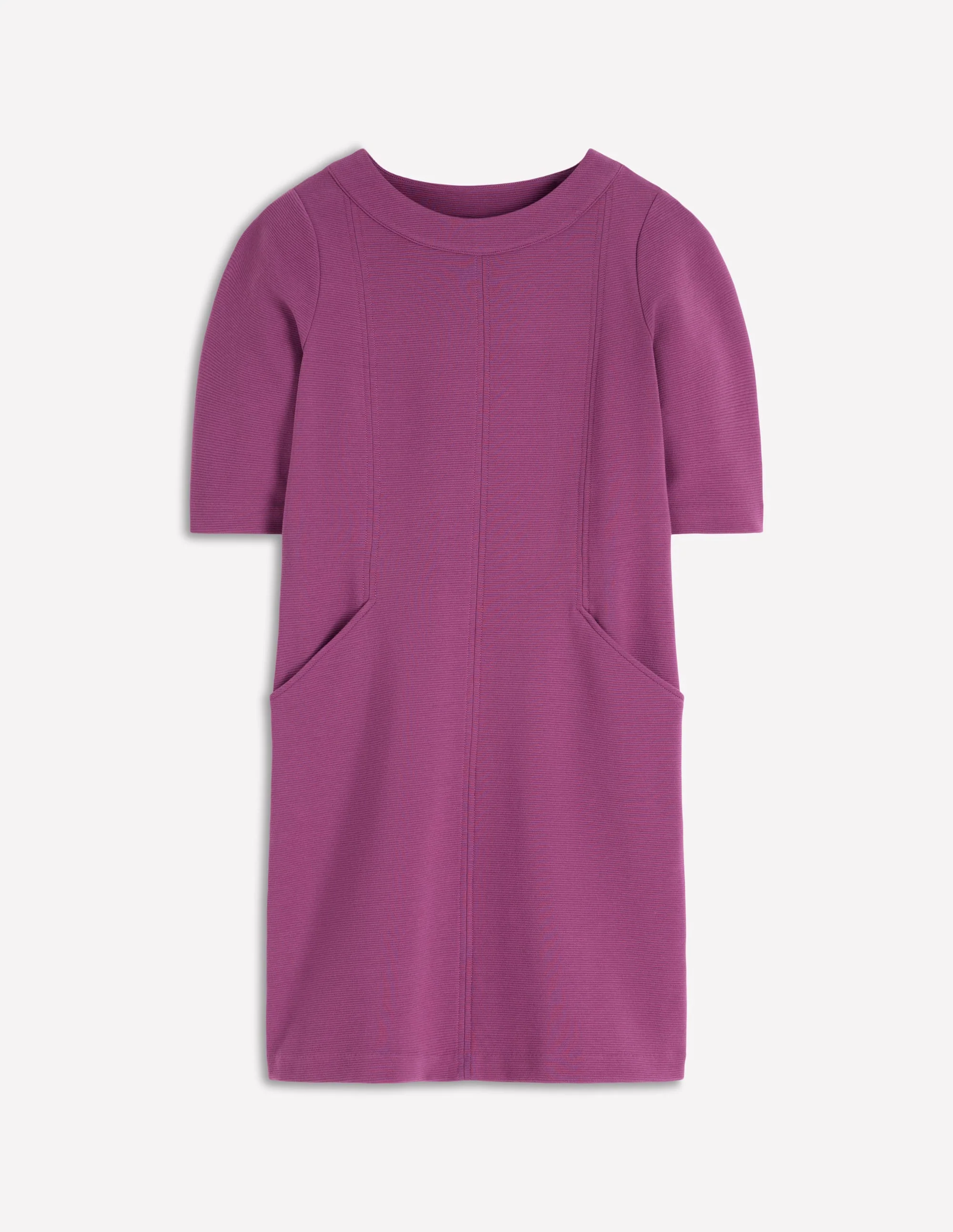 Nessa Ottoman Shift Dress-Damson - Image 5