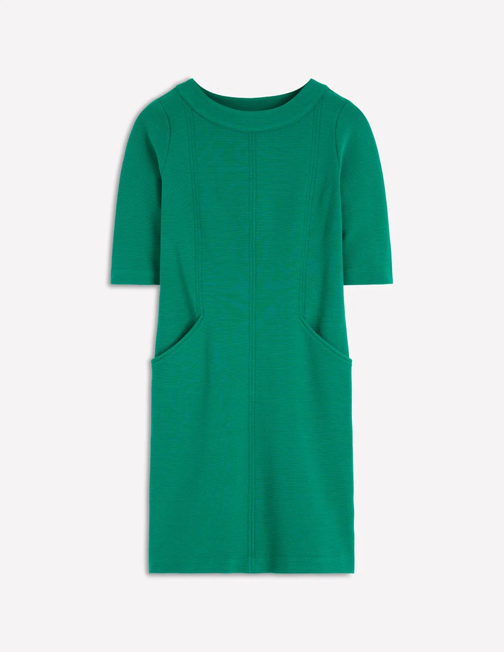 Nessa Ottoman Shift Dress-Jewel Green - Image 5