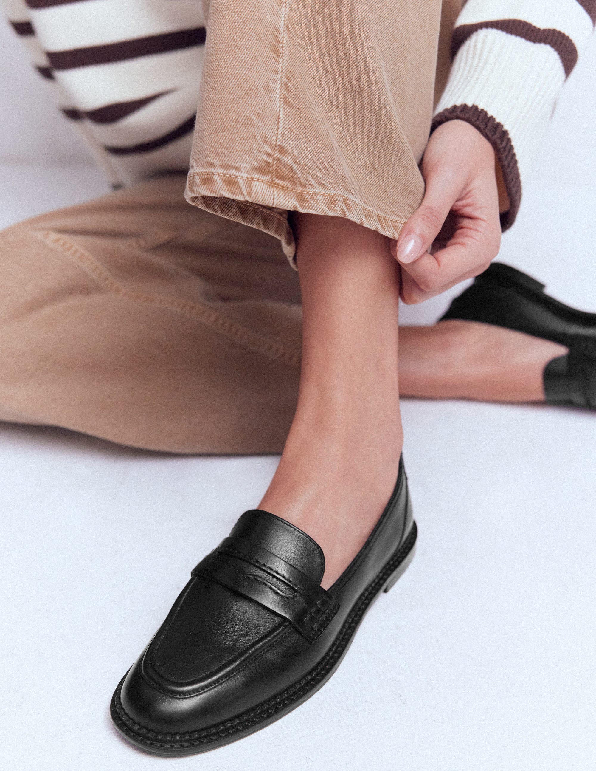 Nya Penny Loafers-Black - Image 3