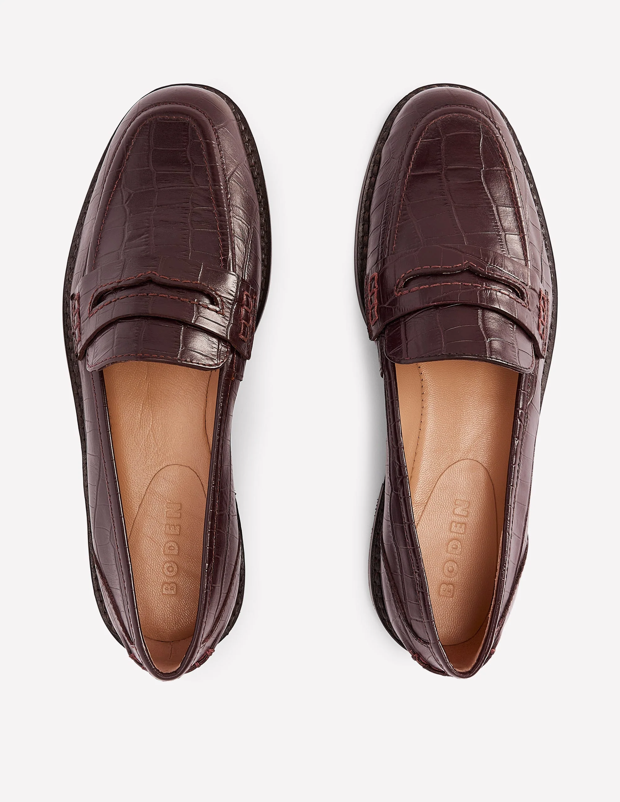 Nya Penny Loafers-Oxblood - Image 7