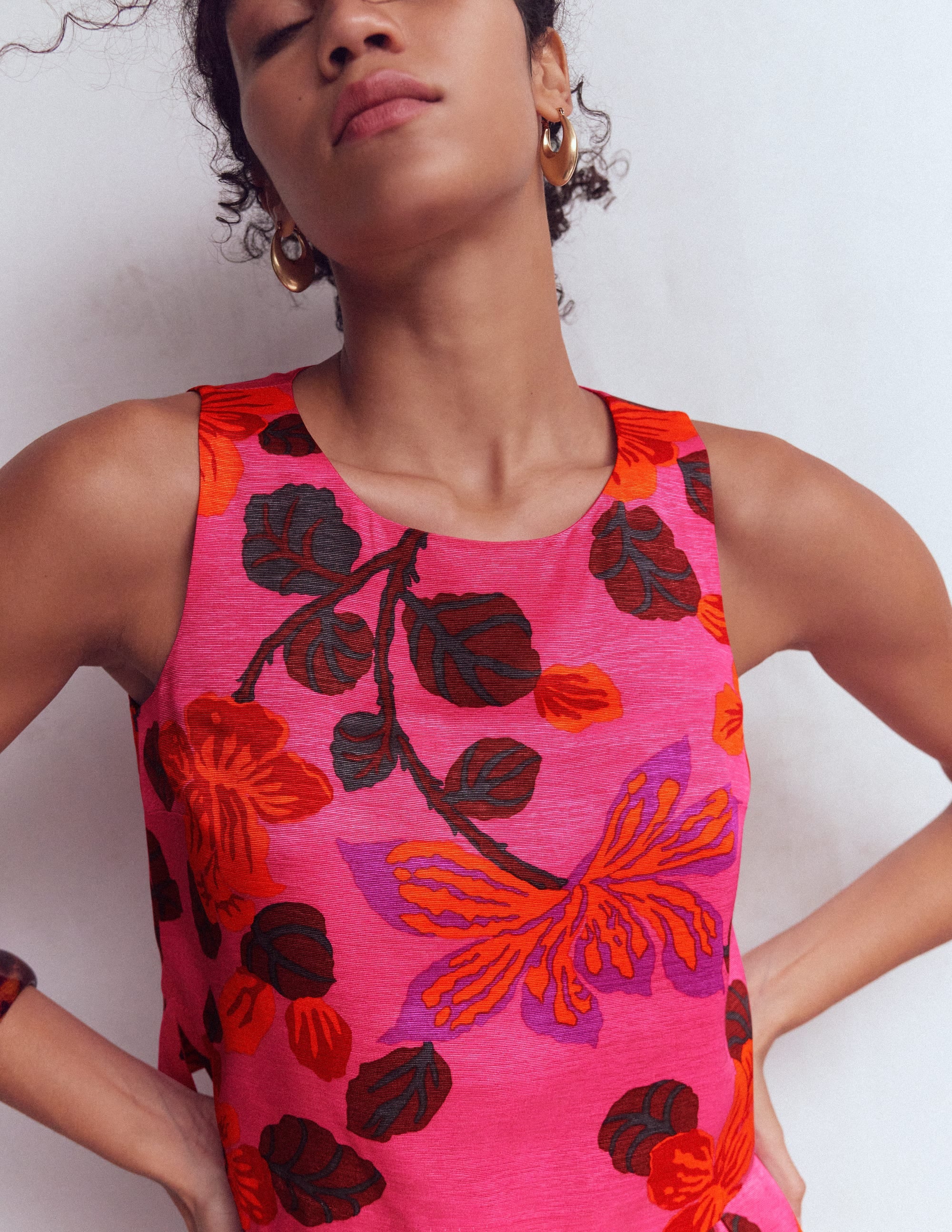 Occasion Shell Top-Multi, Elaborate Bloom - Image 2