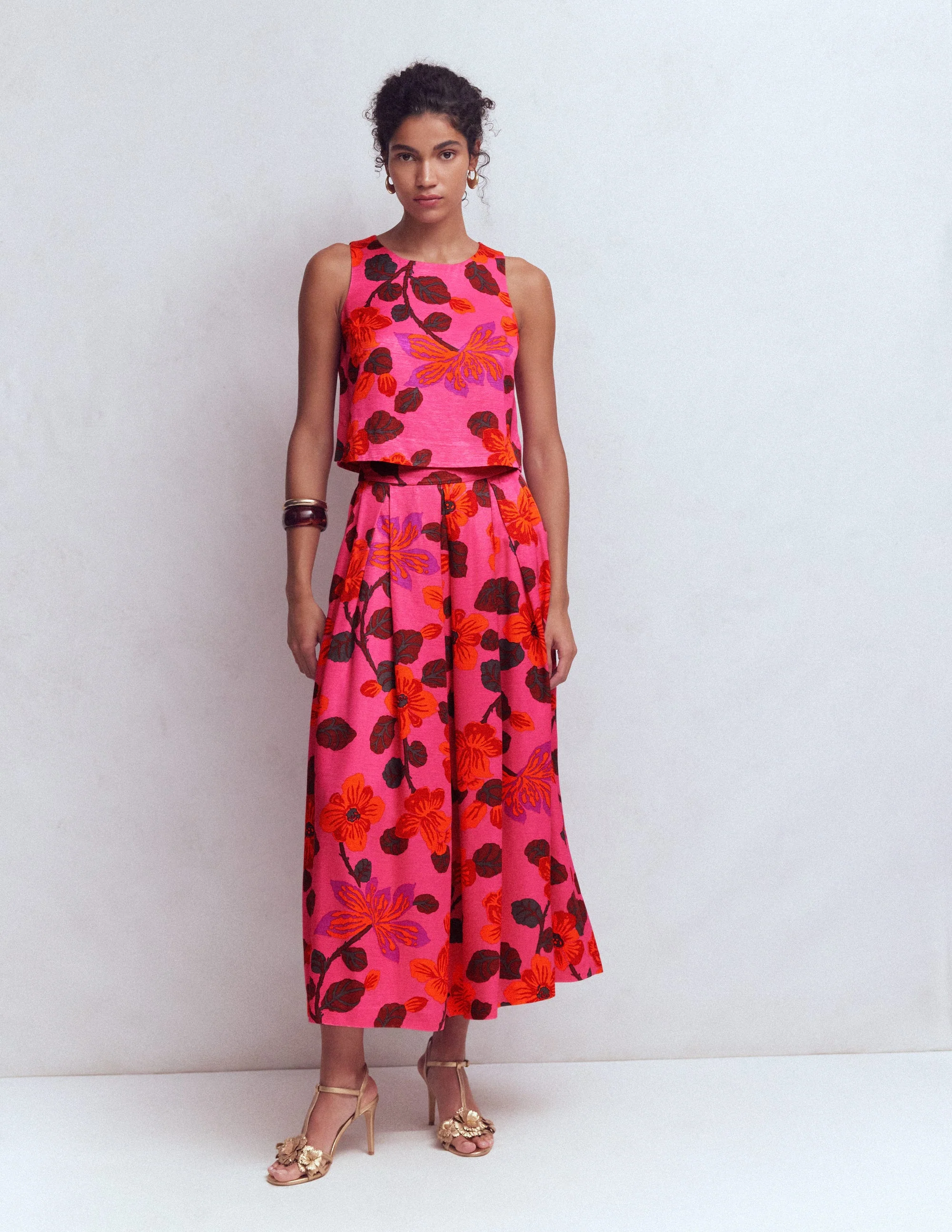 Occasion Shell Top-Multi, Elaborate Bloom - Image 4