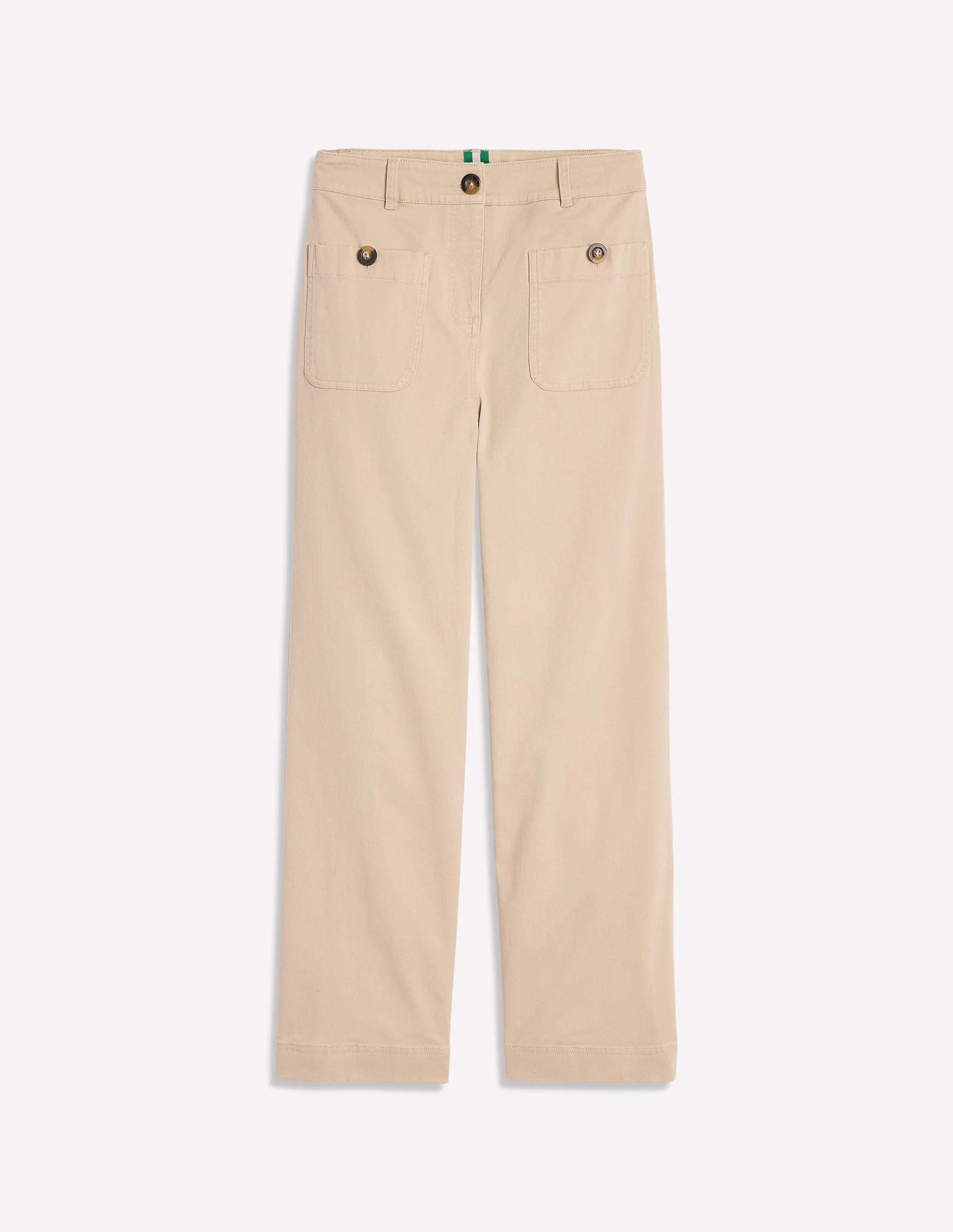 Patch Pocket Crop Chino-Oatmeal - Image 6