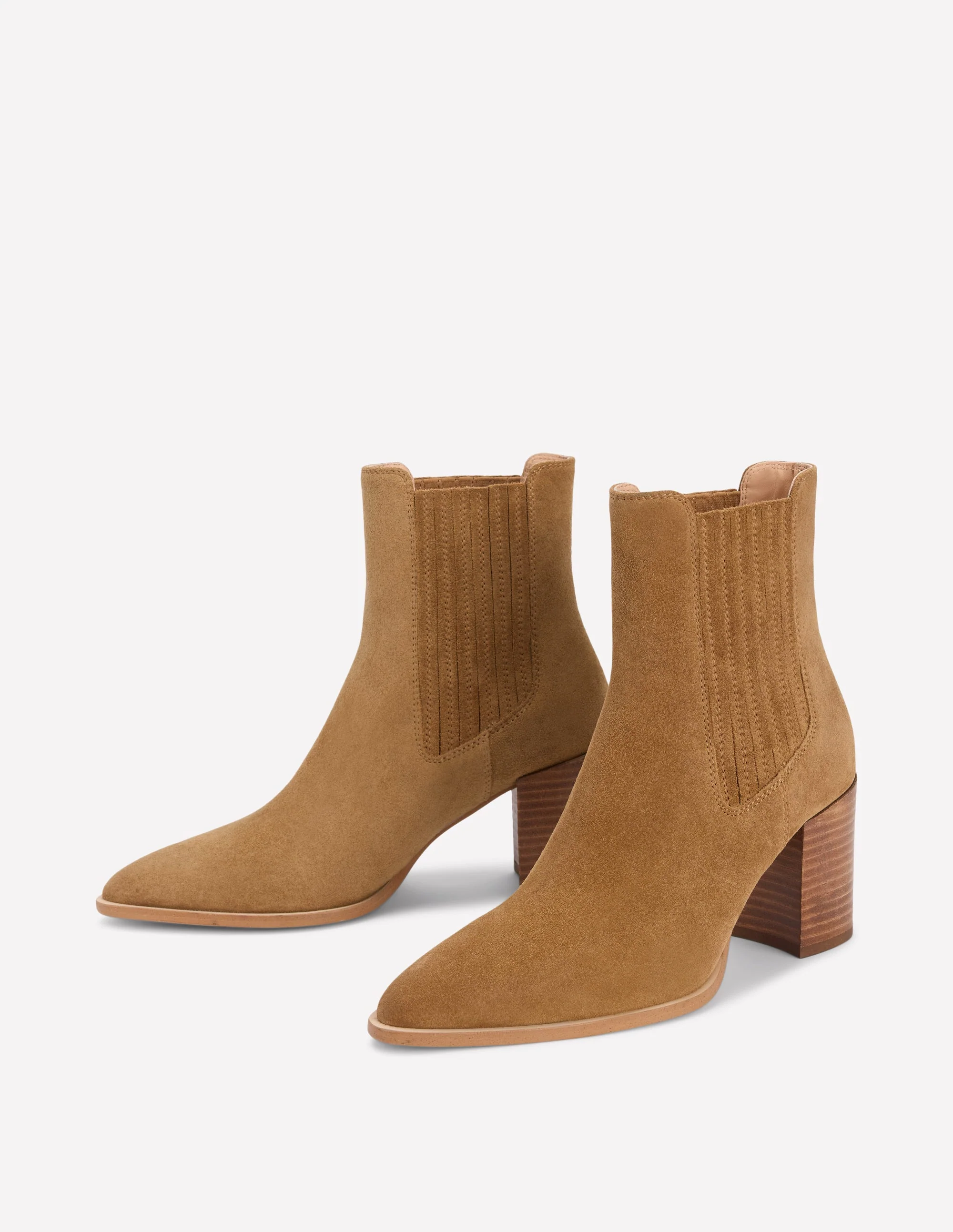Point Casual Ankle Boots-Tobacco - Image 3
