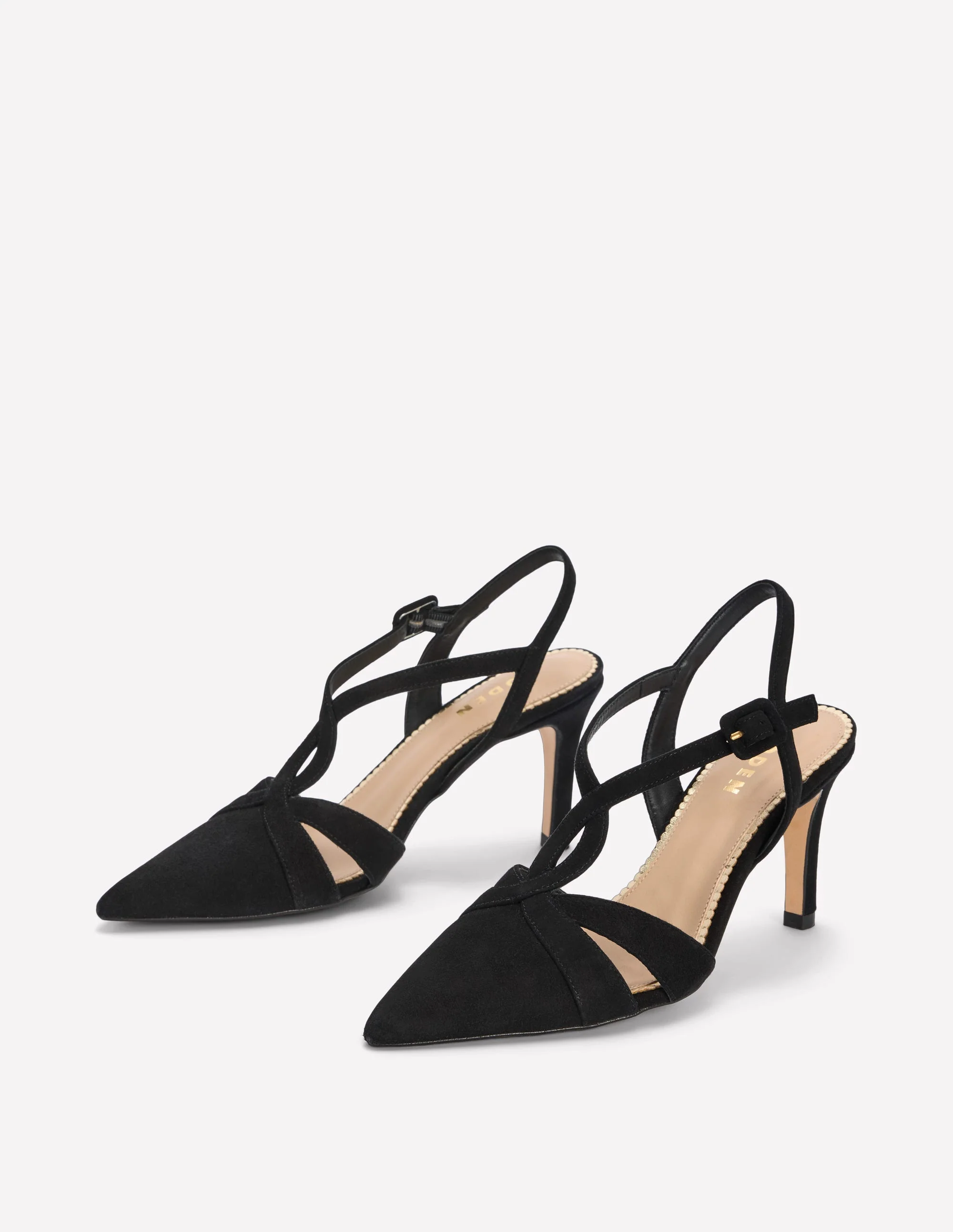 Point Interlocked Heels-Black - Image 4