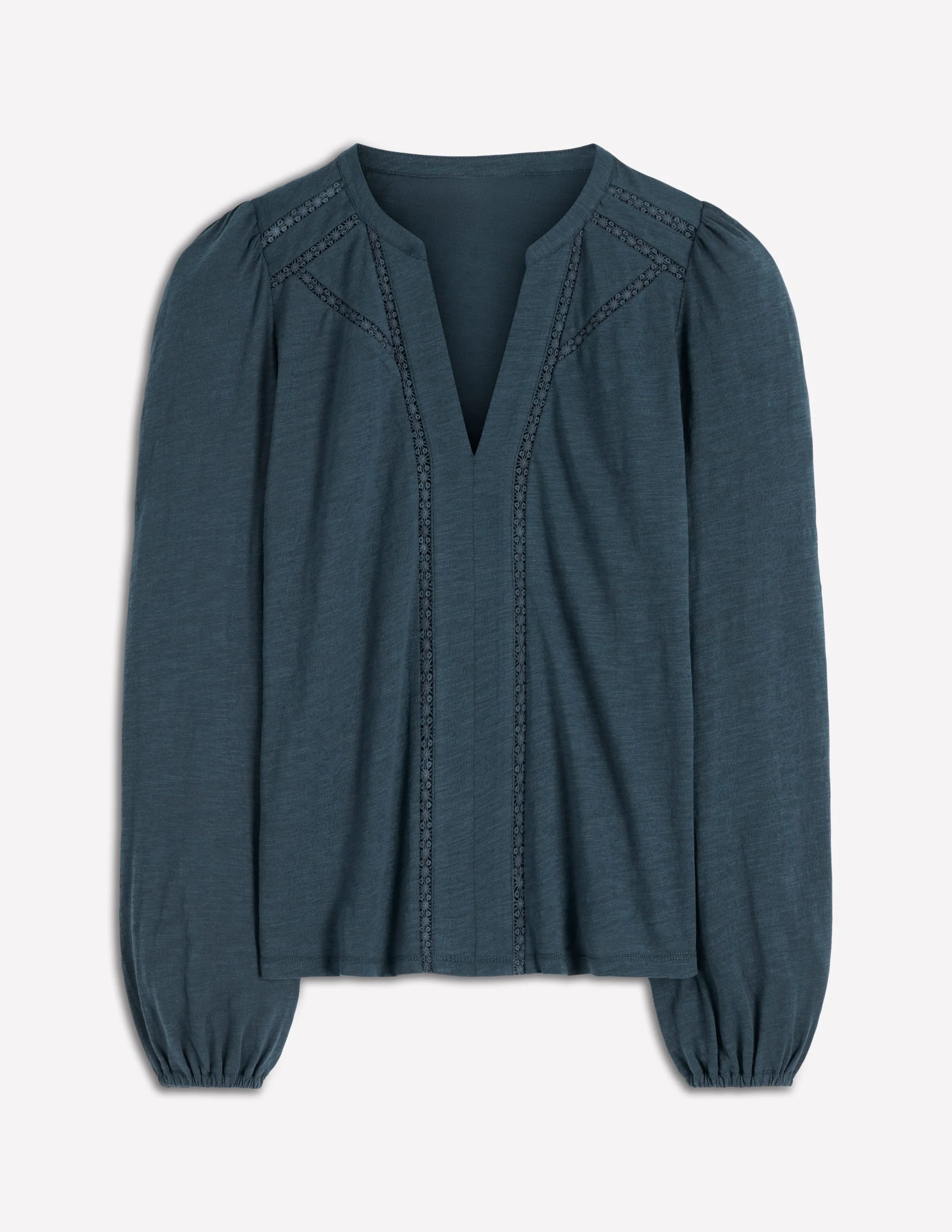 Poppy Long Sleeve Top-Moonlight Ocean - Image 4