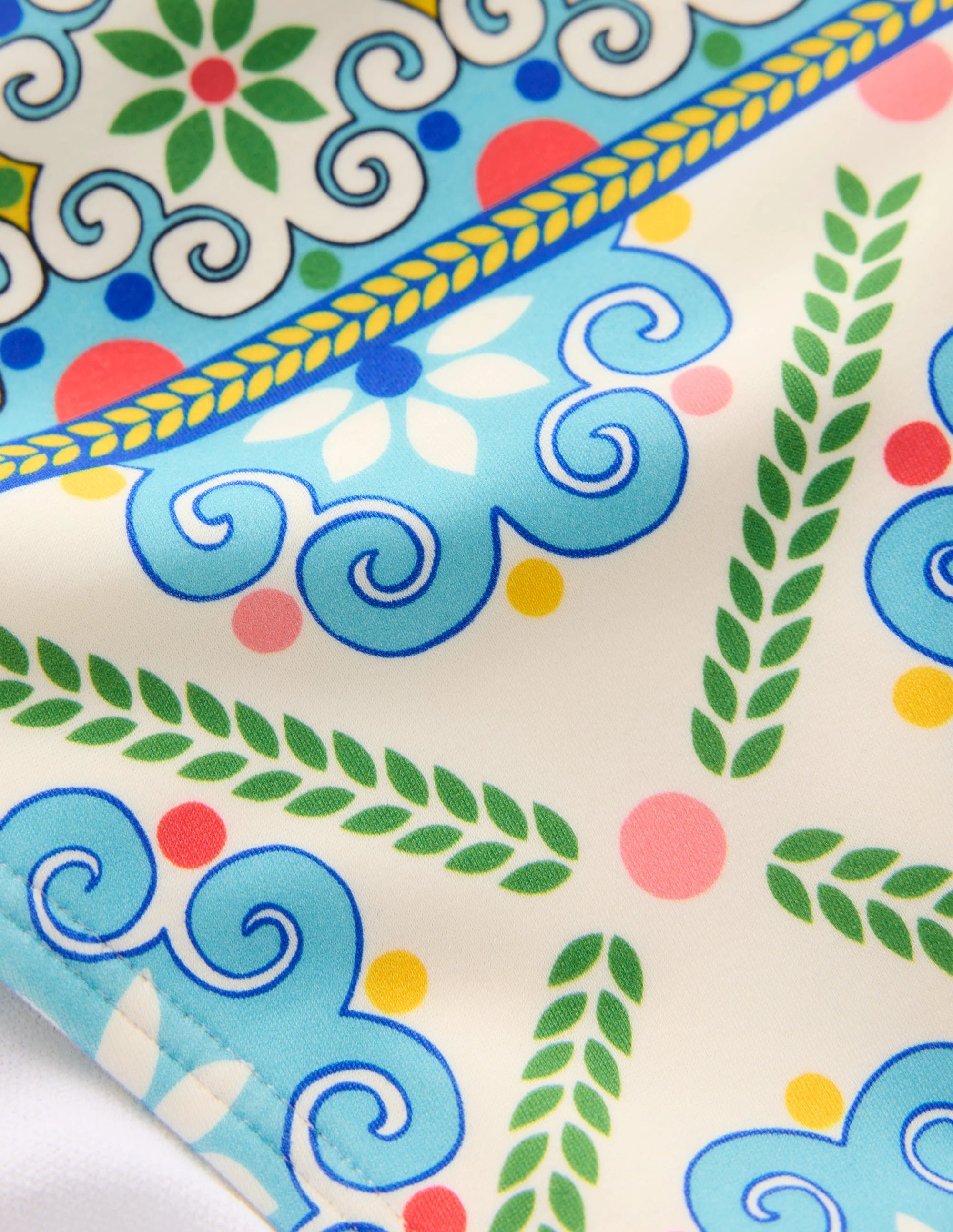 Porto Bikini Bottoms-Multi, Citrus Vine Tile - Image 9
