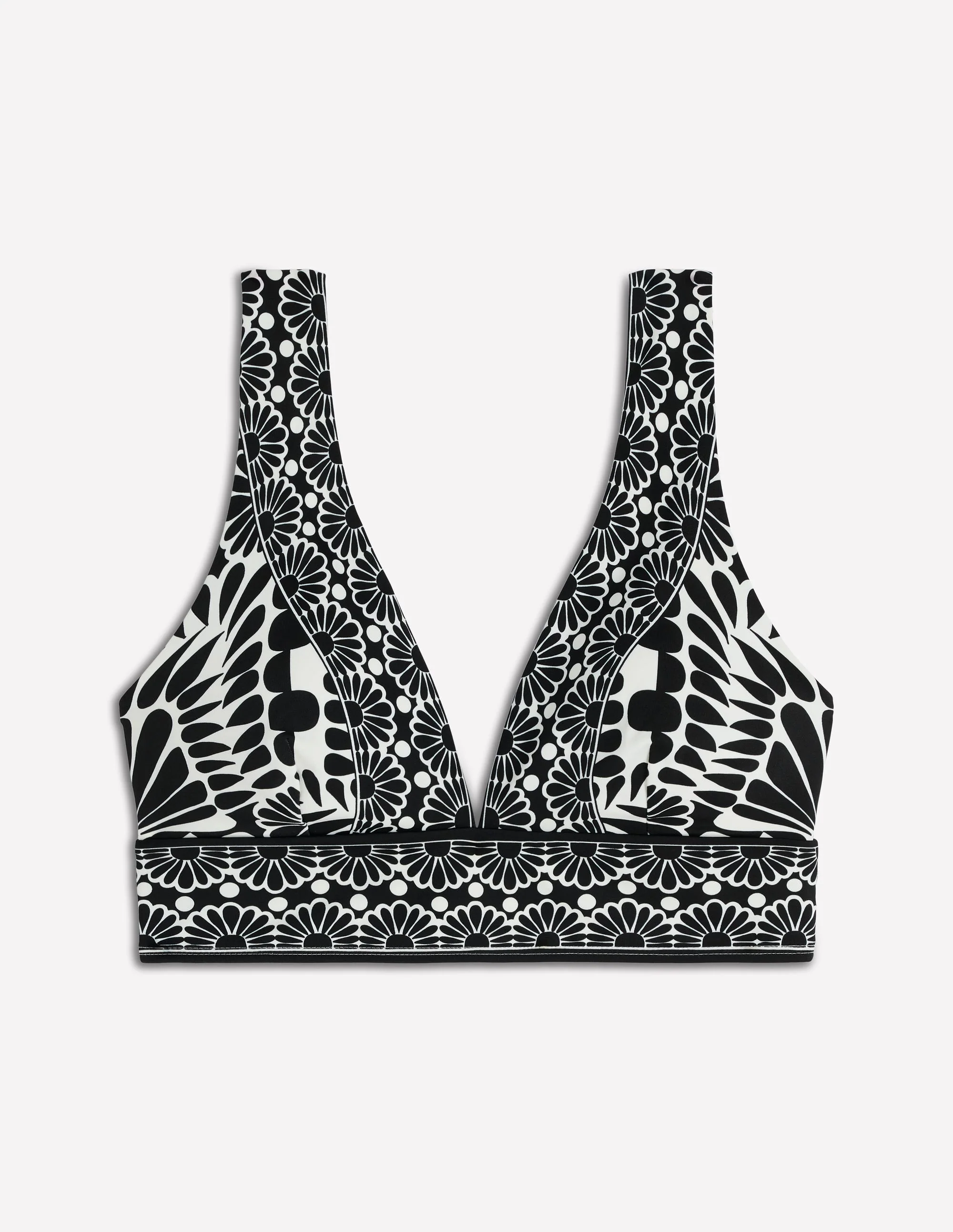 Porto Bikini Top-Black, Geo stamp - Image 5