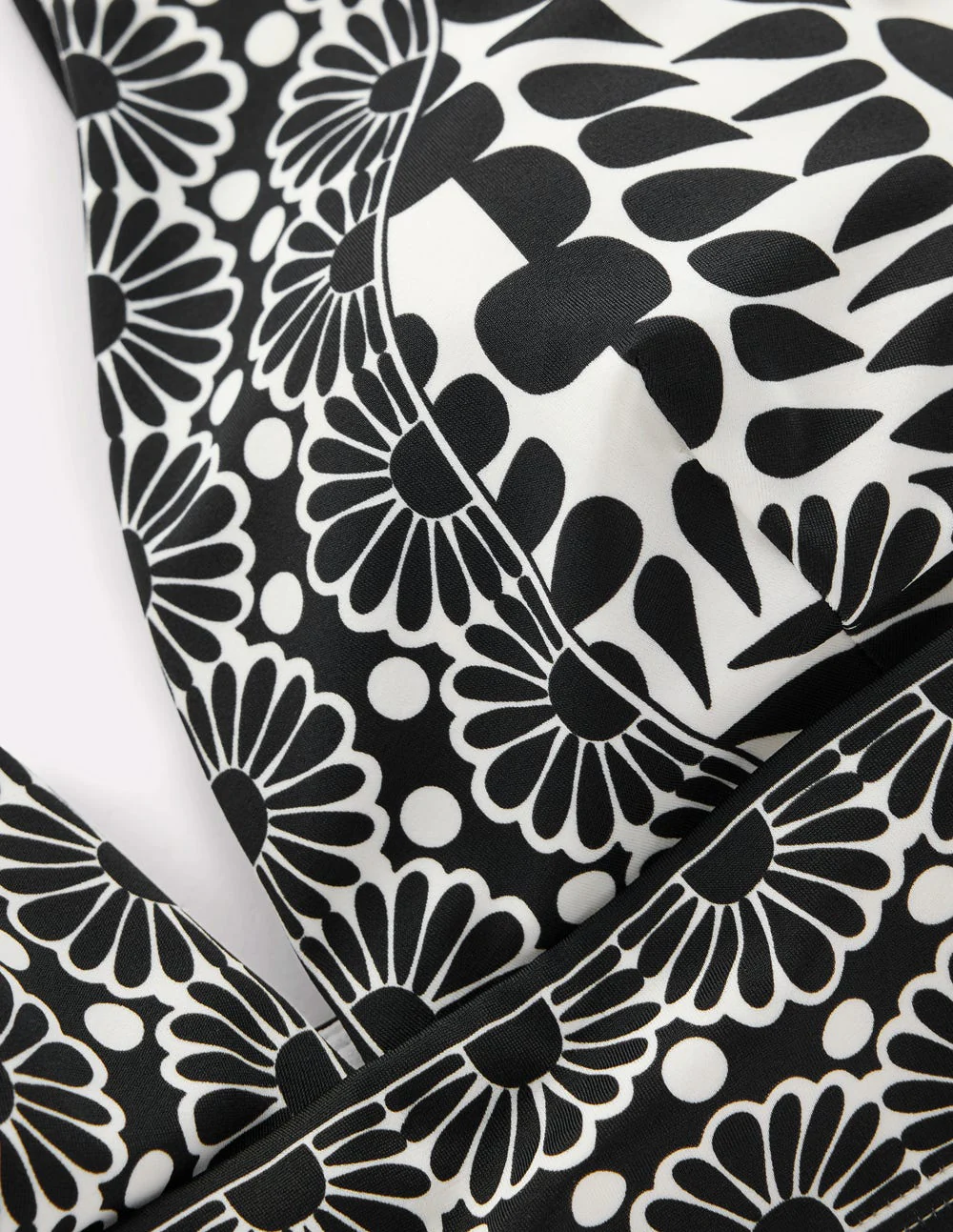 Porto Bikini Top-Black, Geo stamp - Image 6