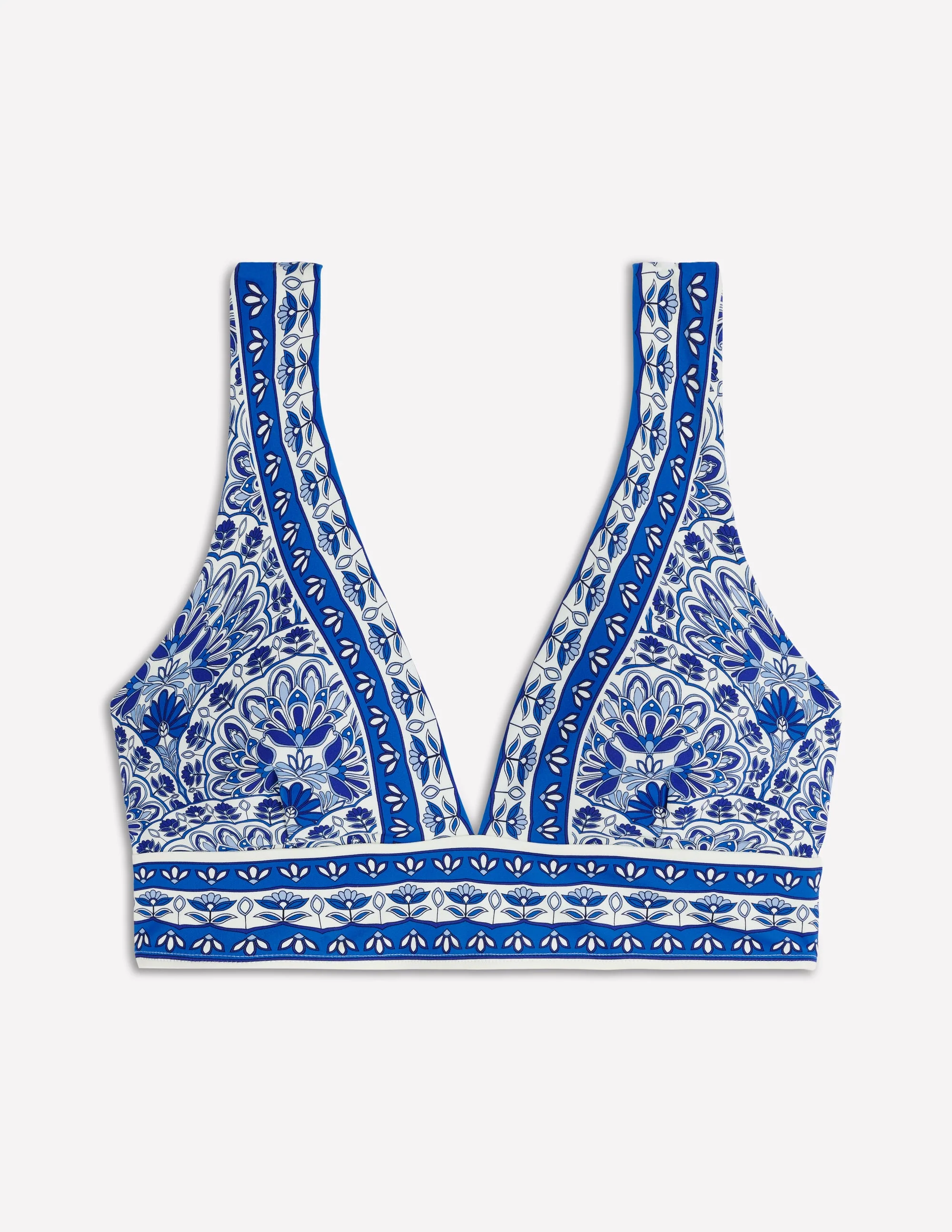 Porto Bikini Top-Blue, Elaborate Terrace - Image 6