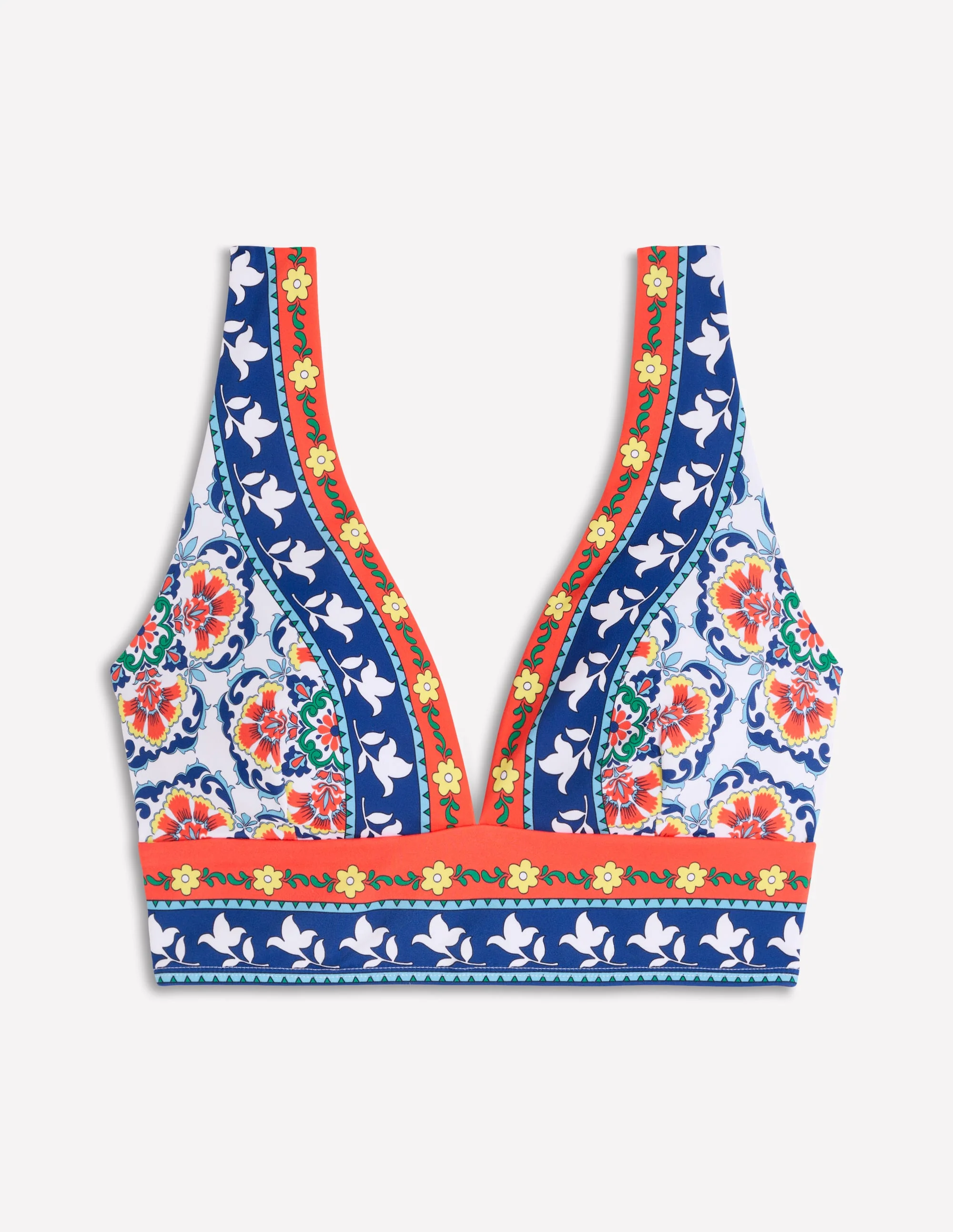 Porto Bikini Top-Multi, ornamental trellis - Image 5