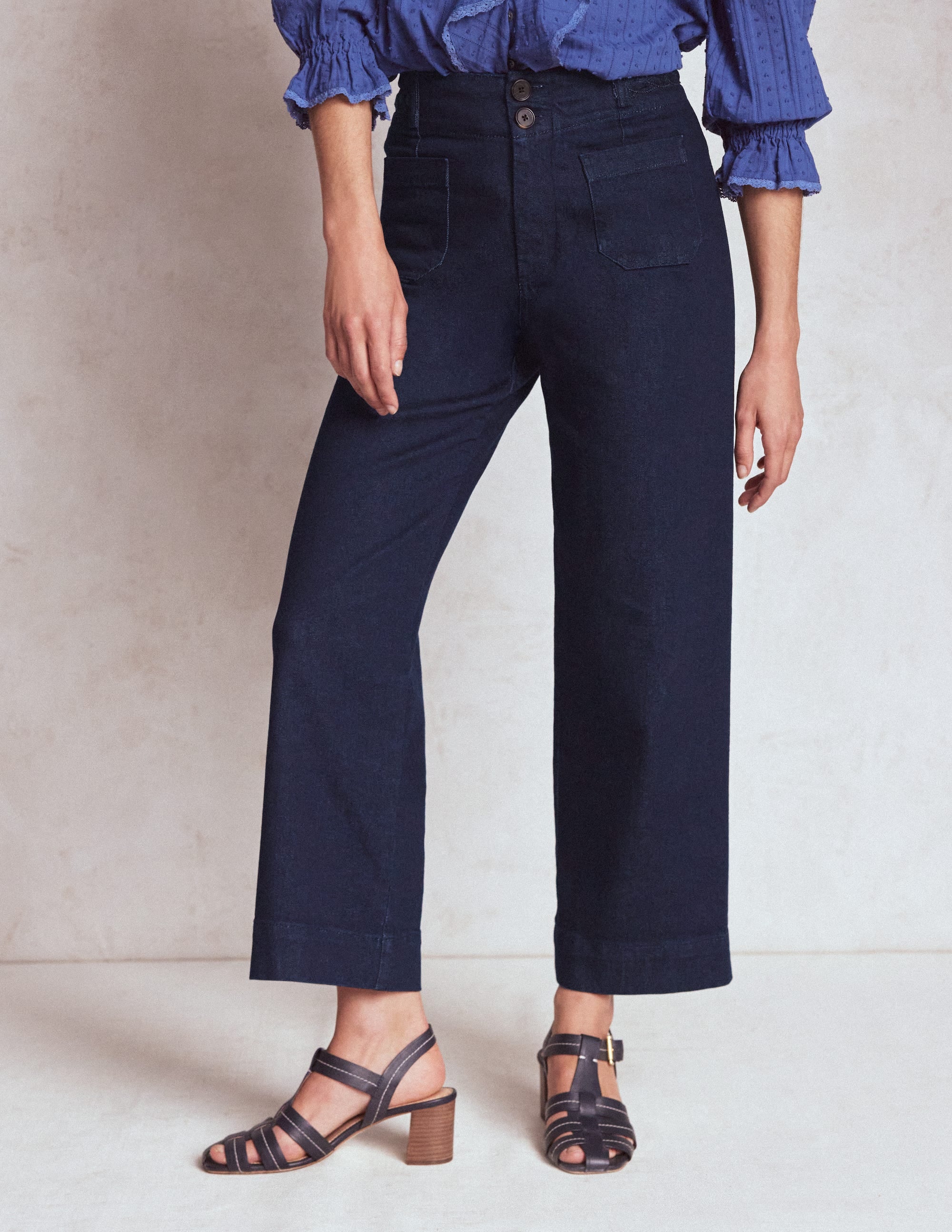 Primrose Patch Pocket Jeans-Indigo Braid - Image 4