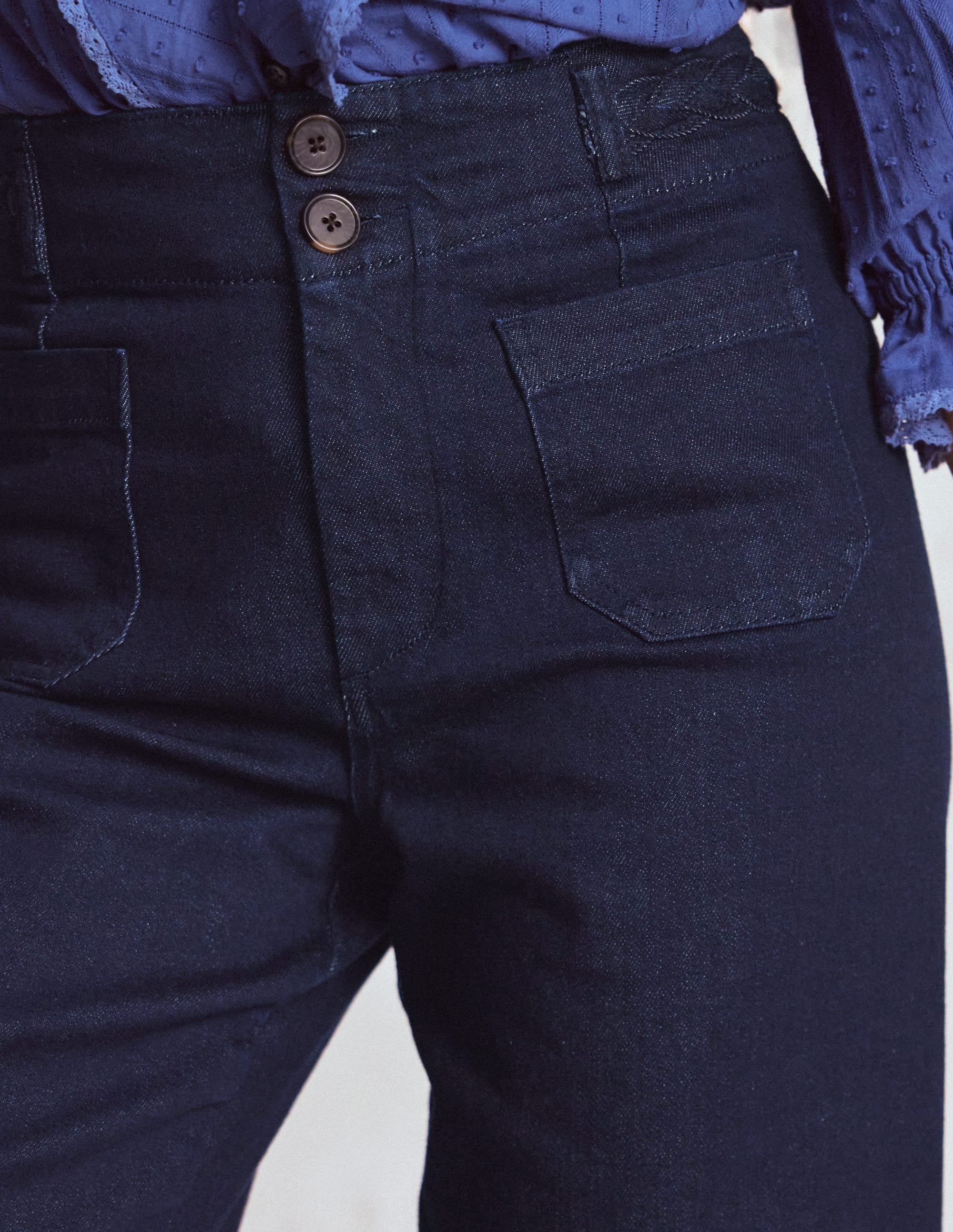 Primrose Patch Pocket Jeans-Indigo Braid - Image 5