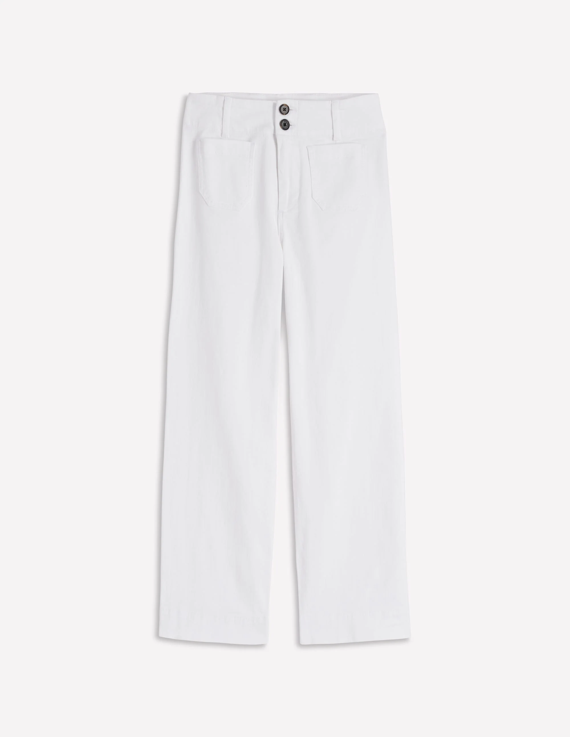 Primrose Patch Pocket Jeans-White - Image 6