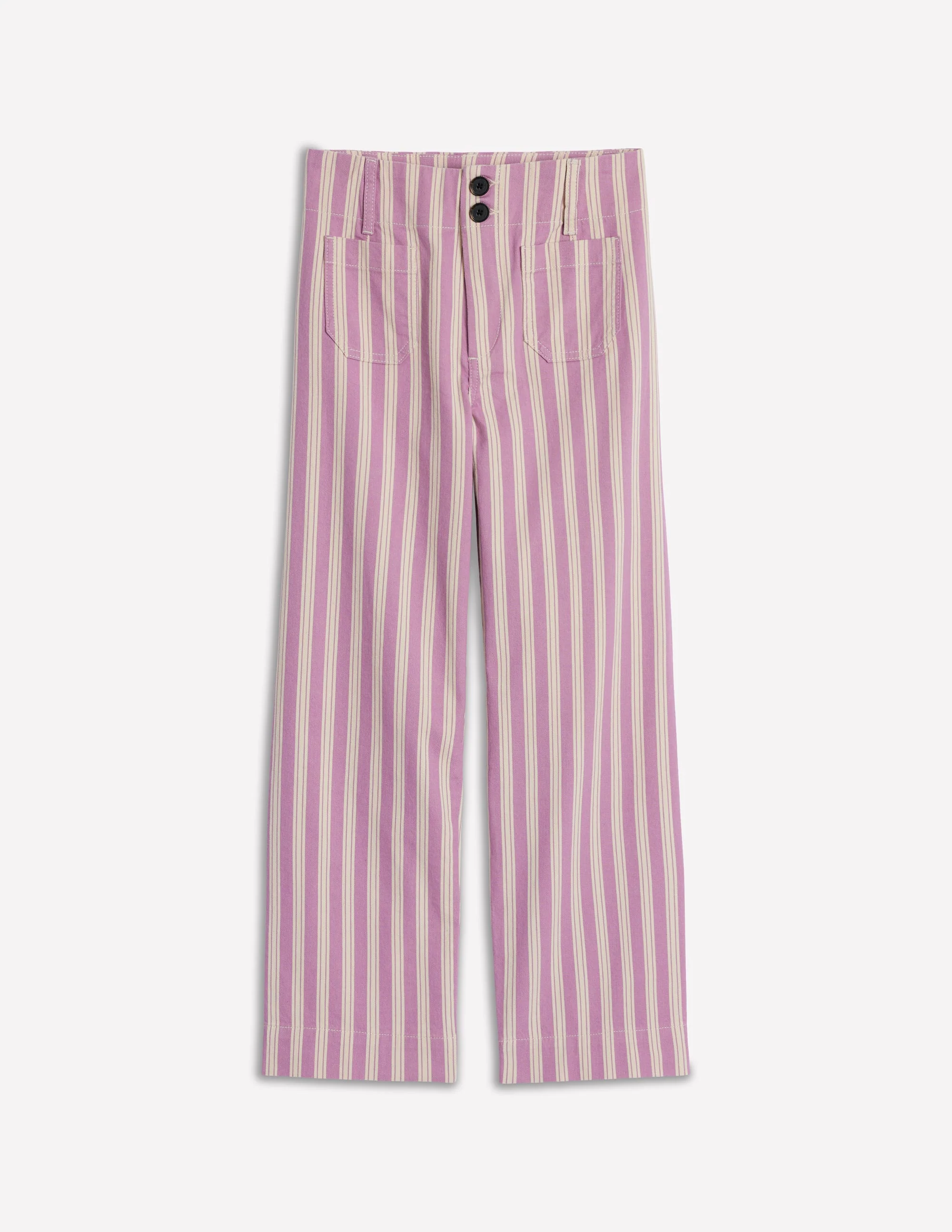 Primrose Patch Pocket Trousers-Lilac Tram Stripe - Image 7