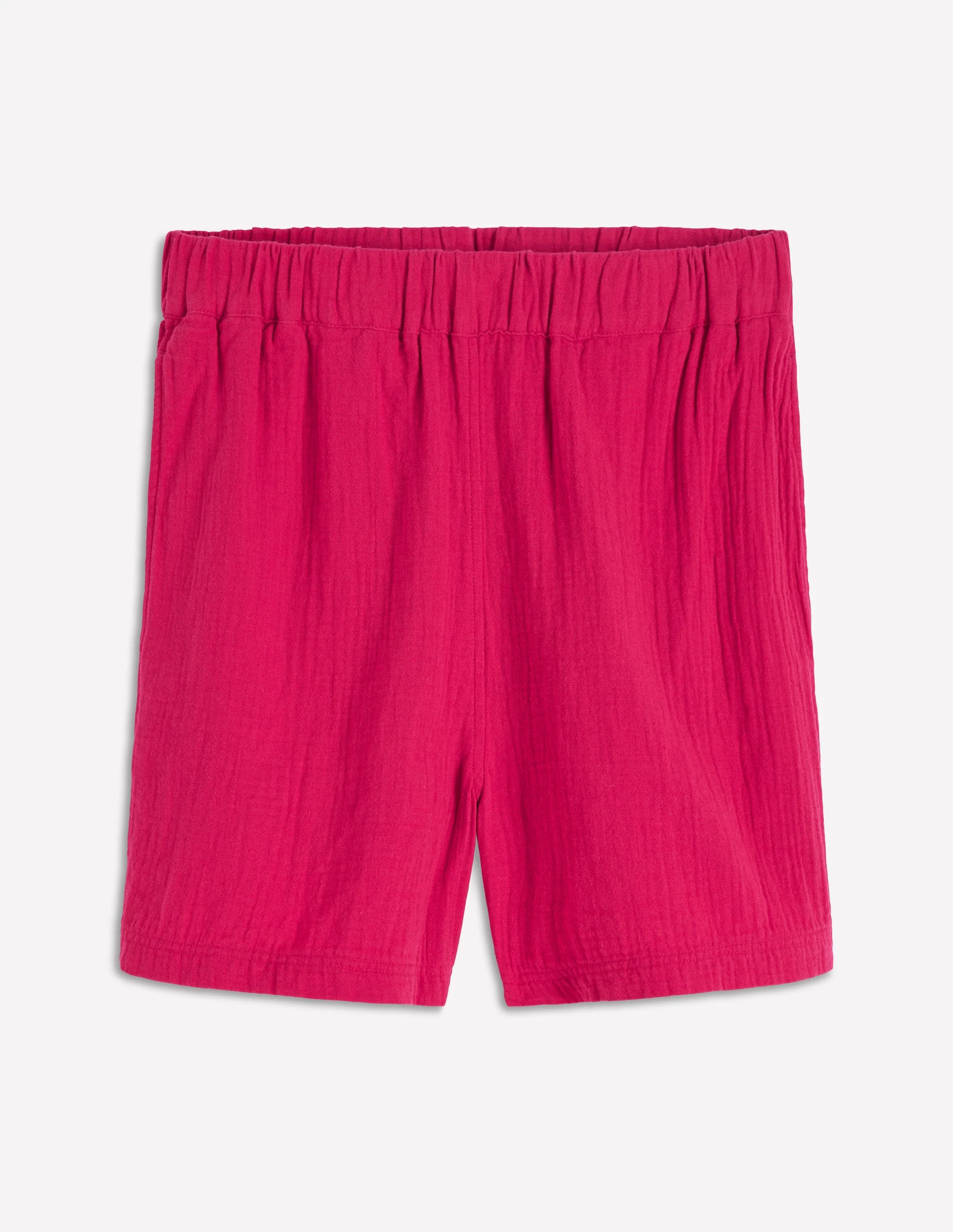 Pull-on Double Cloth Shorts-Pomegranate - Image 6