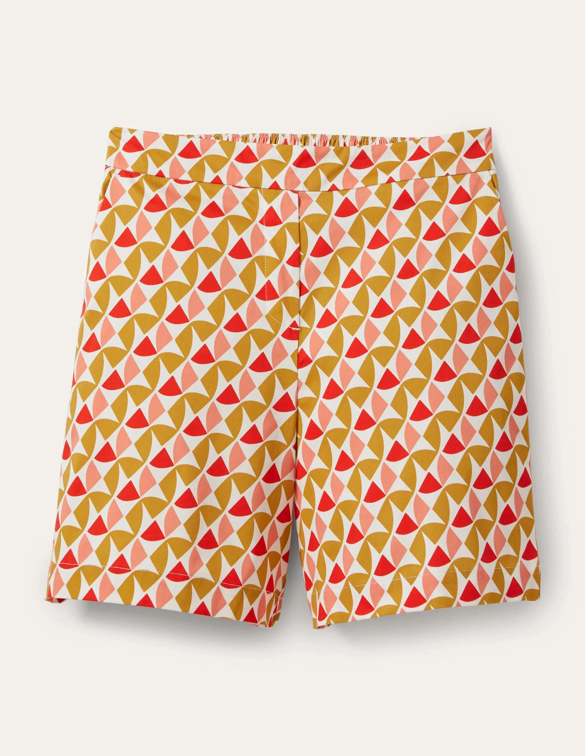 Pull On Shorts-Brioche, Rainbow Tile - Image 5