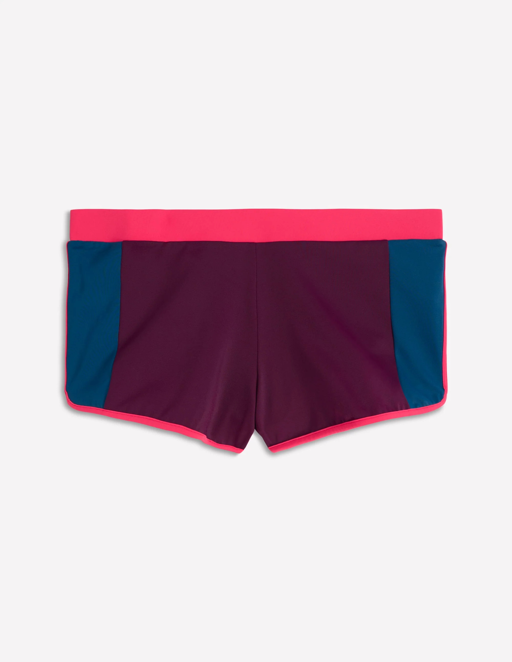 Rash Guard Swim Shorts-Purple, Colour block - Image 5