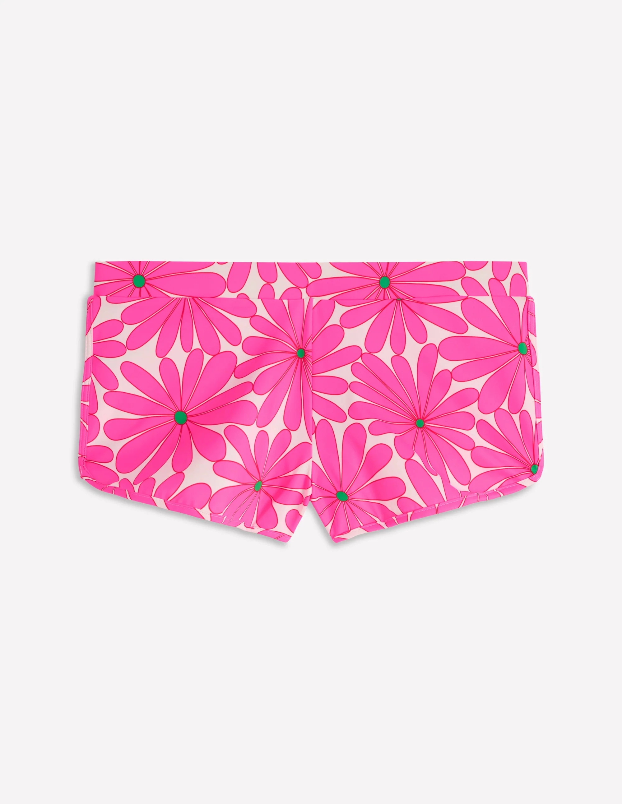 Rash Guard Swim Shorts-Sangria Sunset, Daisy Blossom - Image 6