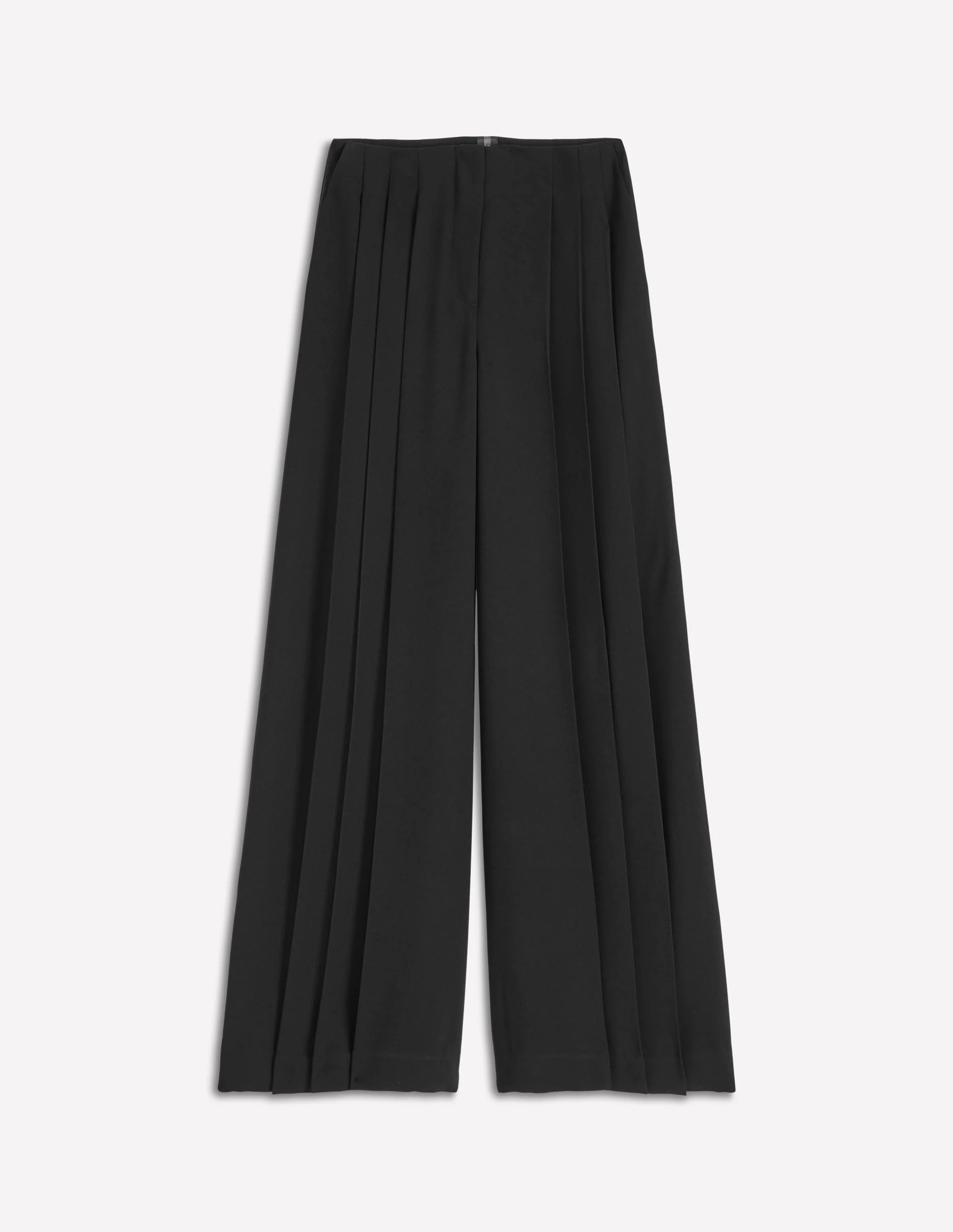 Regent Wide Leg Trousers-Black - Image 6
