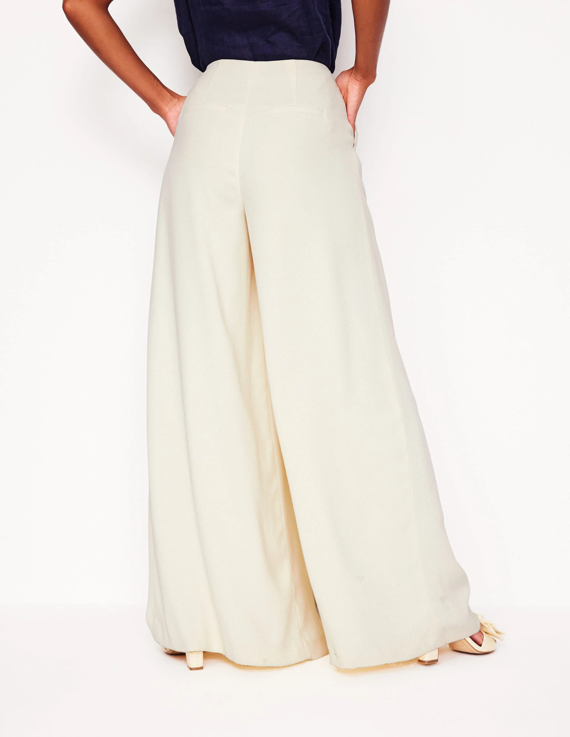 Regent Wide Leg Trousers-Ivo - Image 6