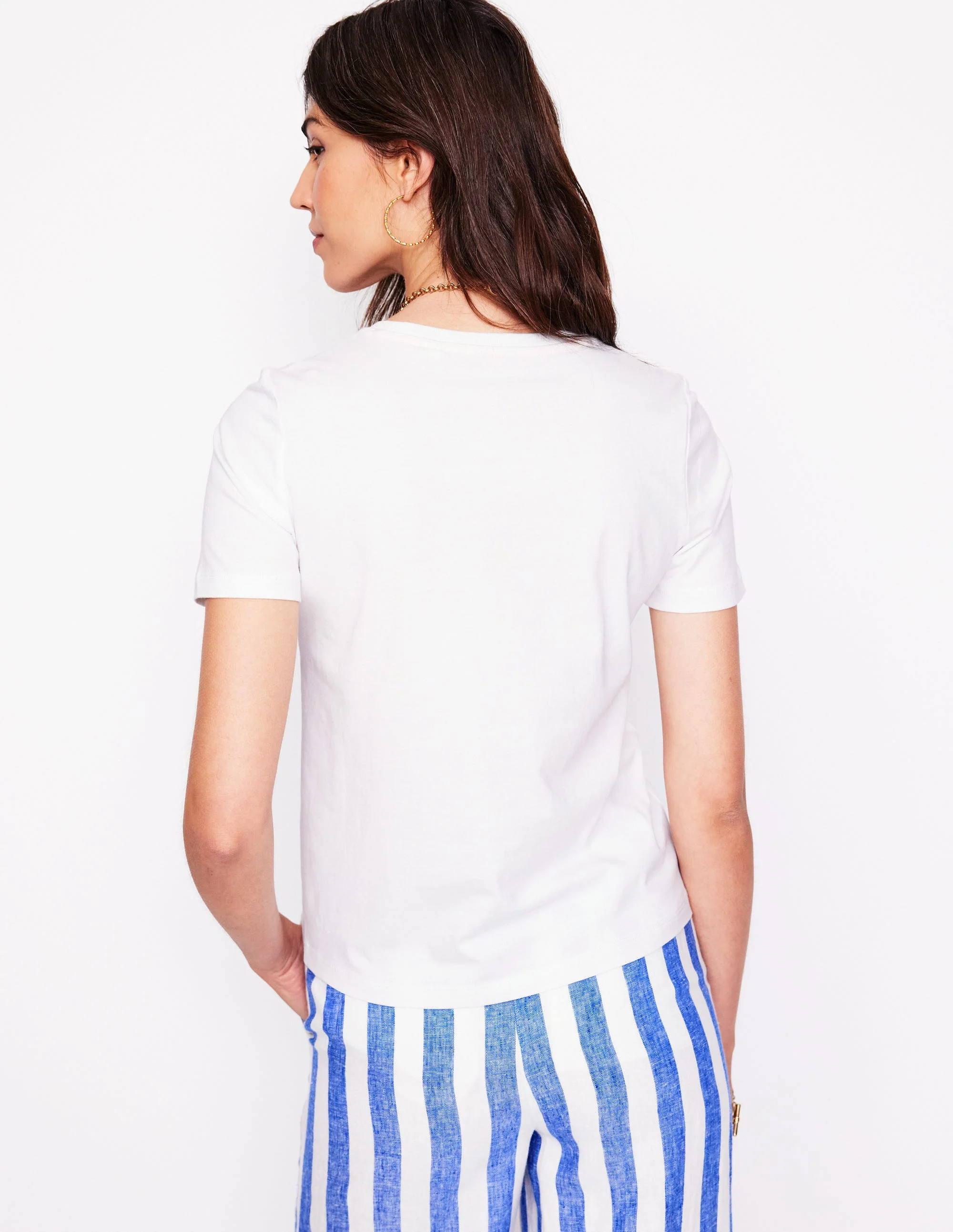Relaxed Novelty T-Shirt-White, Parrot - Image 3