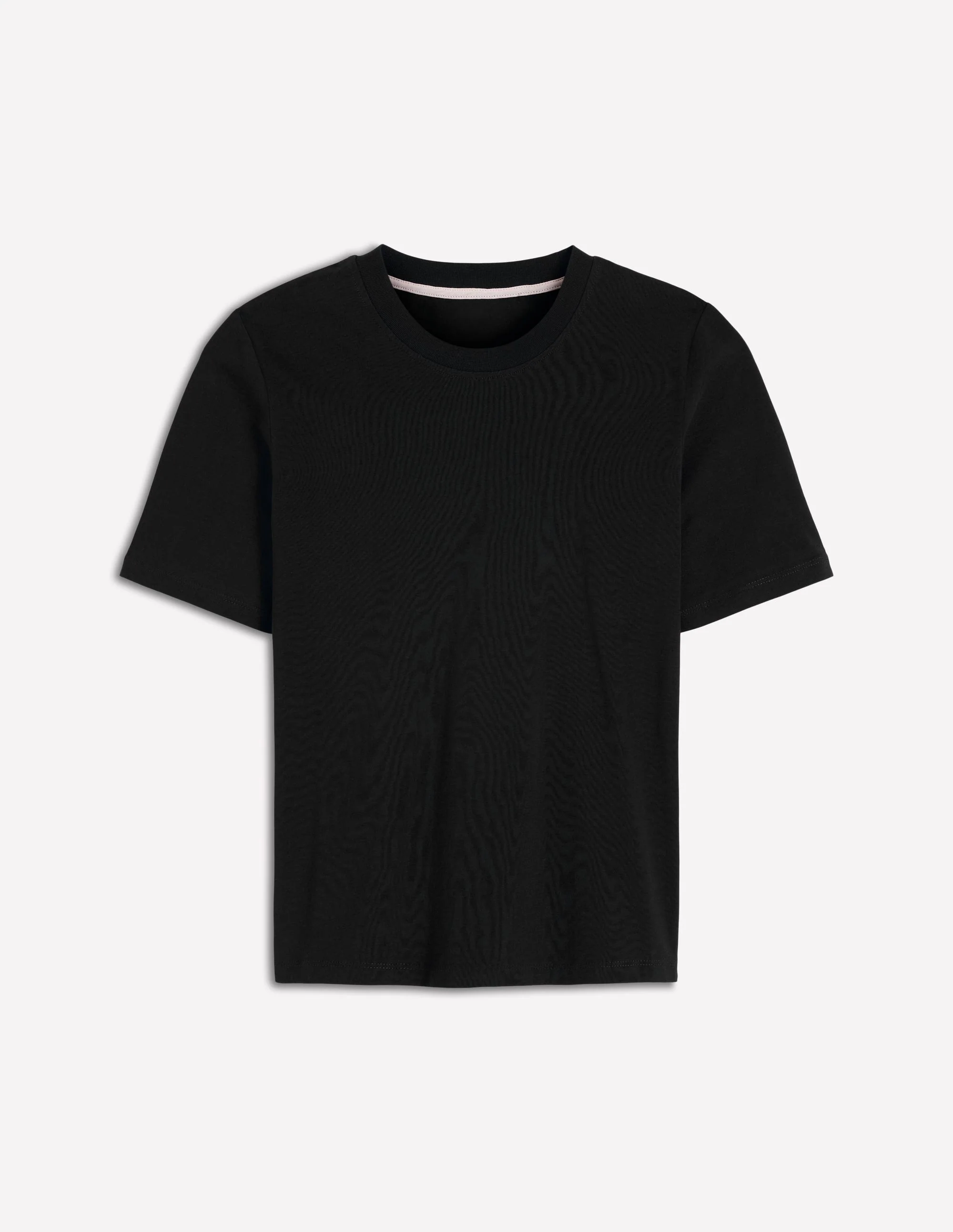 Ren Cotton Crew Neck T-shirt-Black - Image 5