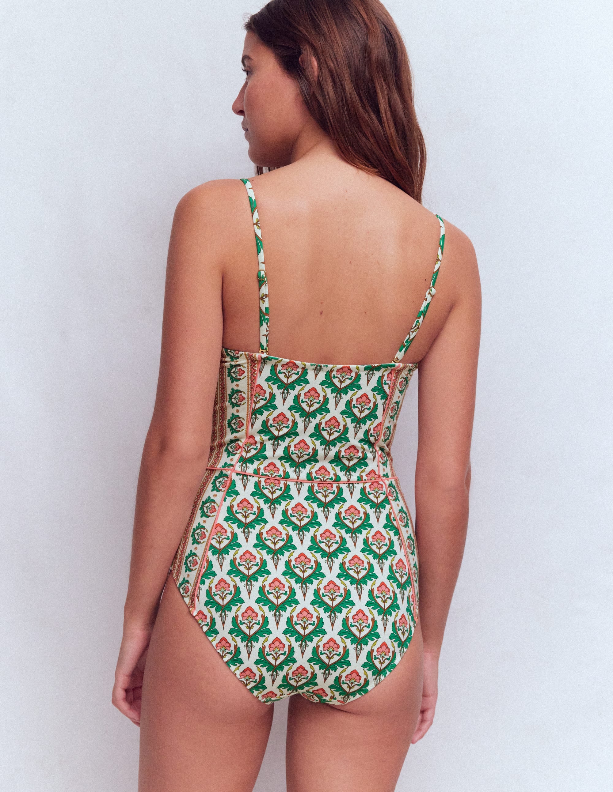 Rhodes Cup-Size Swimsuit-Ivory, Ornamental Stamp - Image 3