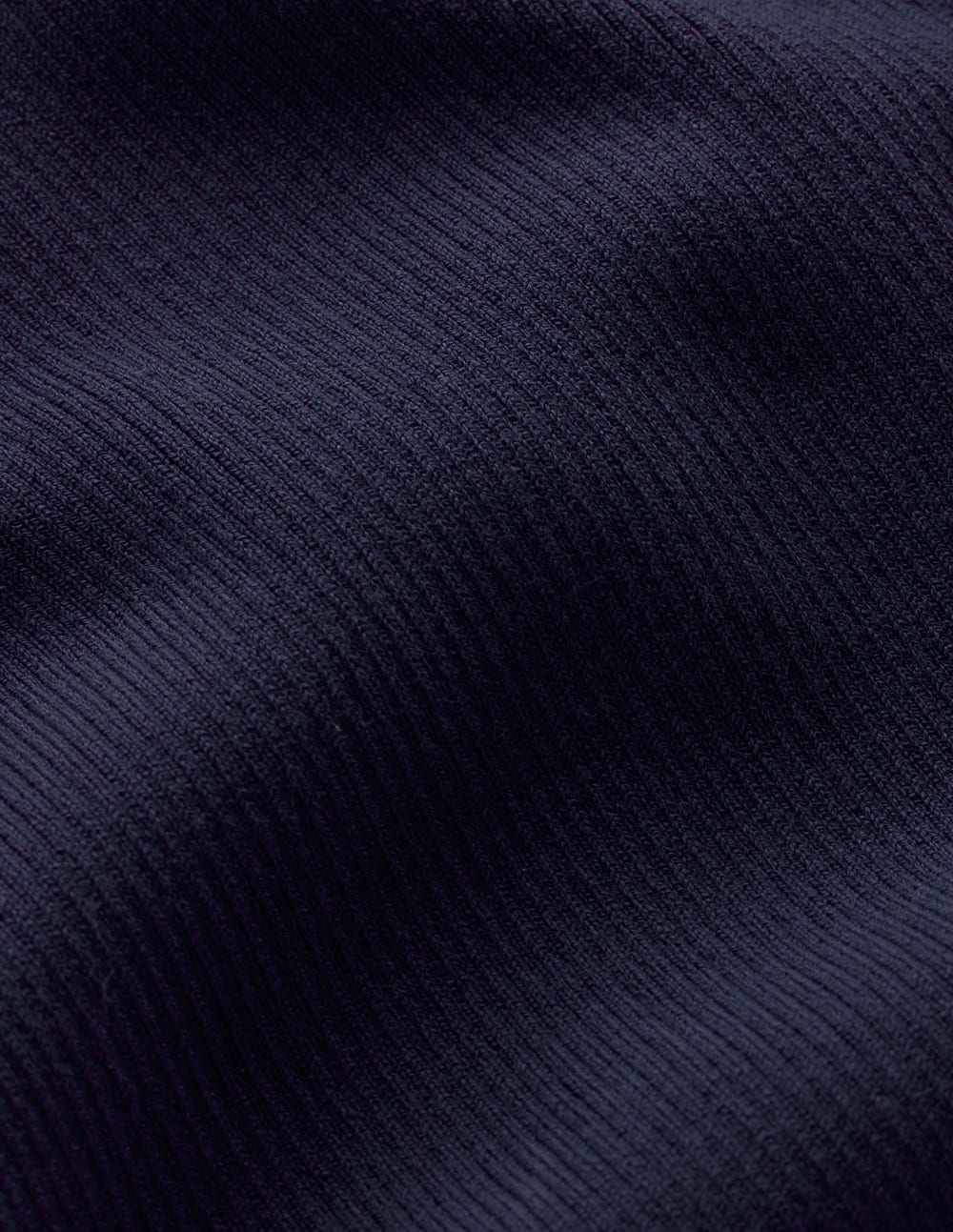 Rib Henley Top-Navy - Image 7