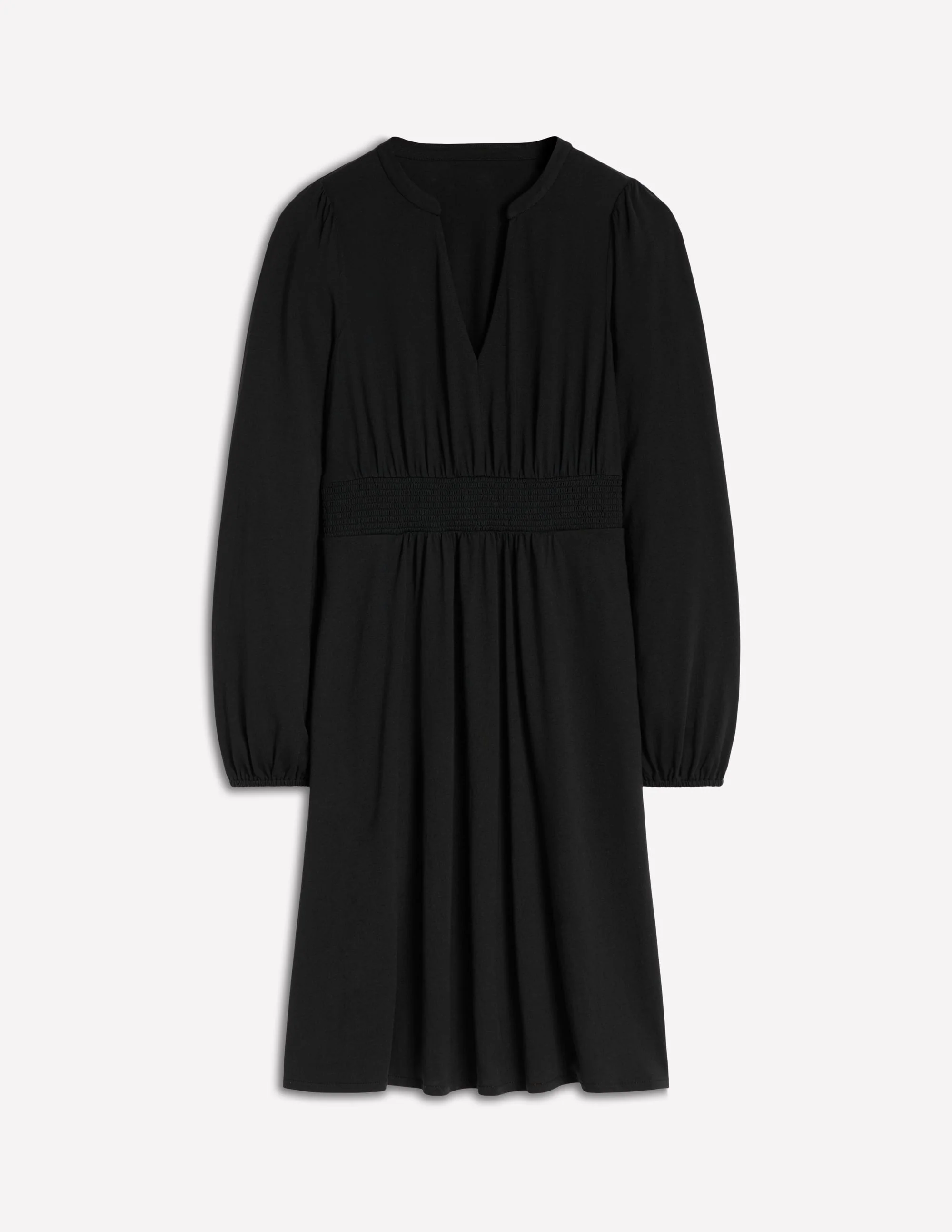 Sarah Short Jersey Dress-Black - Image 5