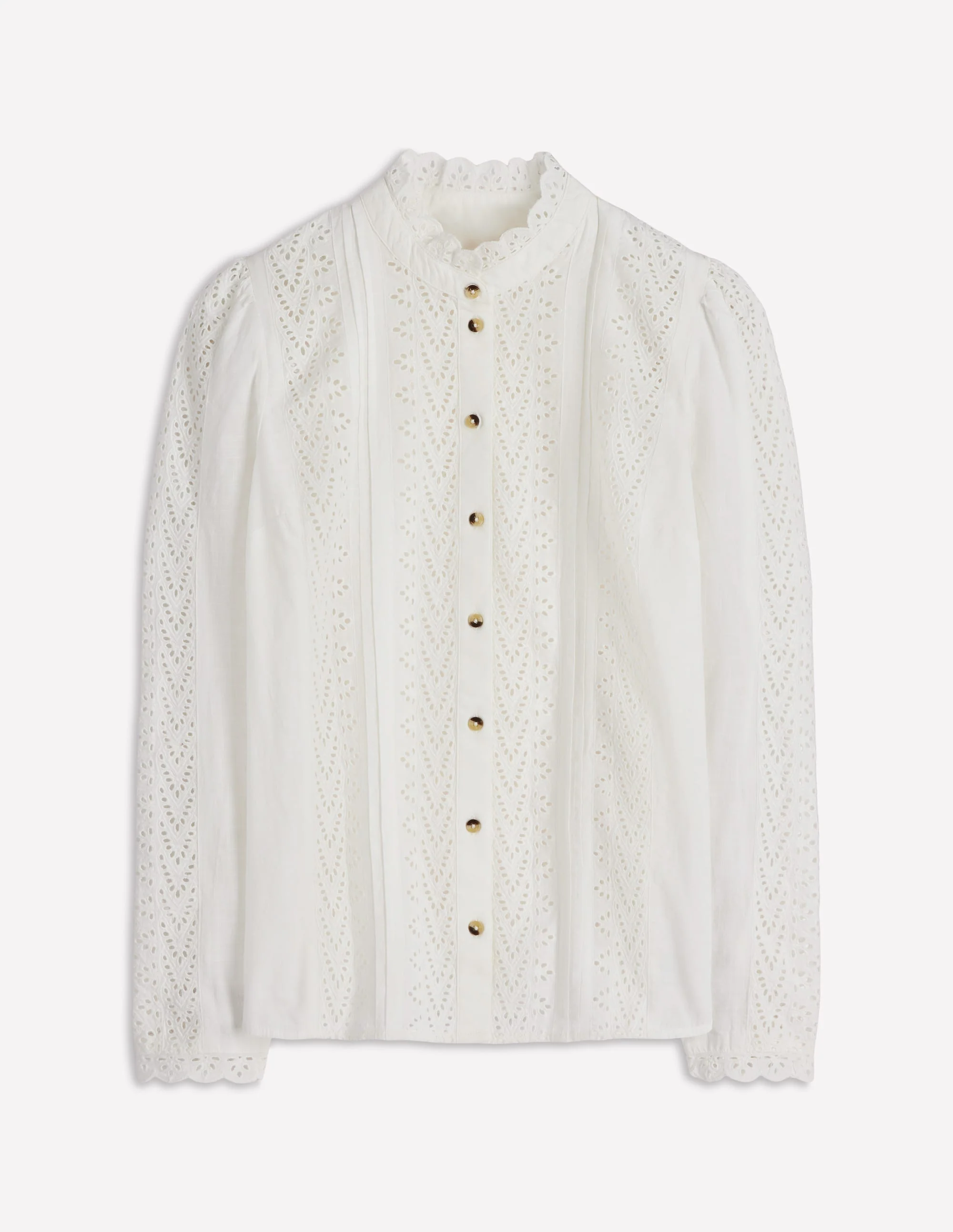 Savannah Broderie Top-Ivory - Image 5