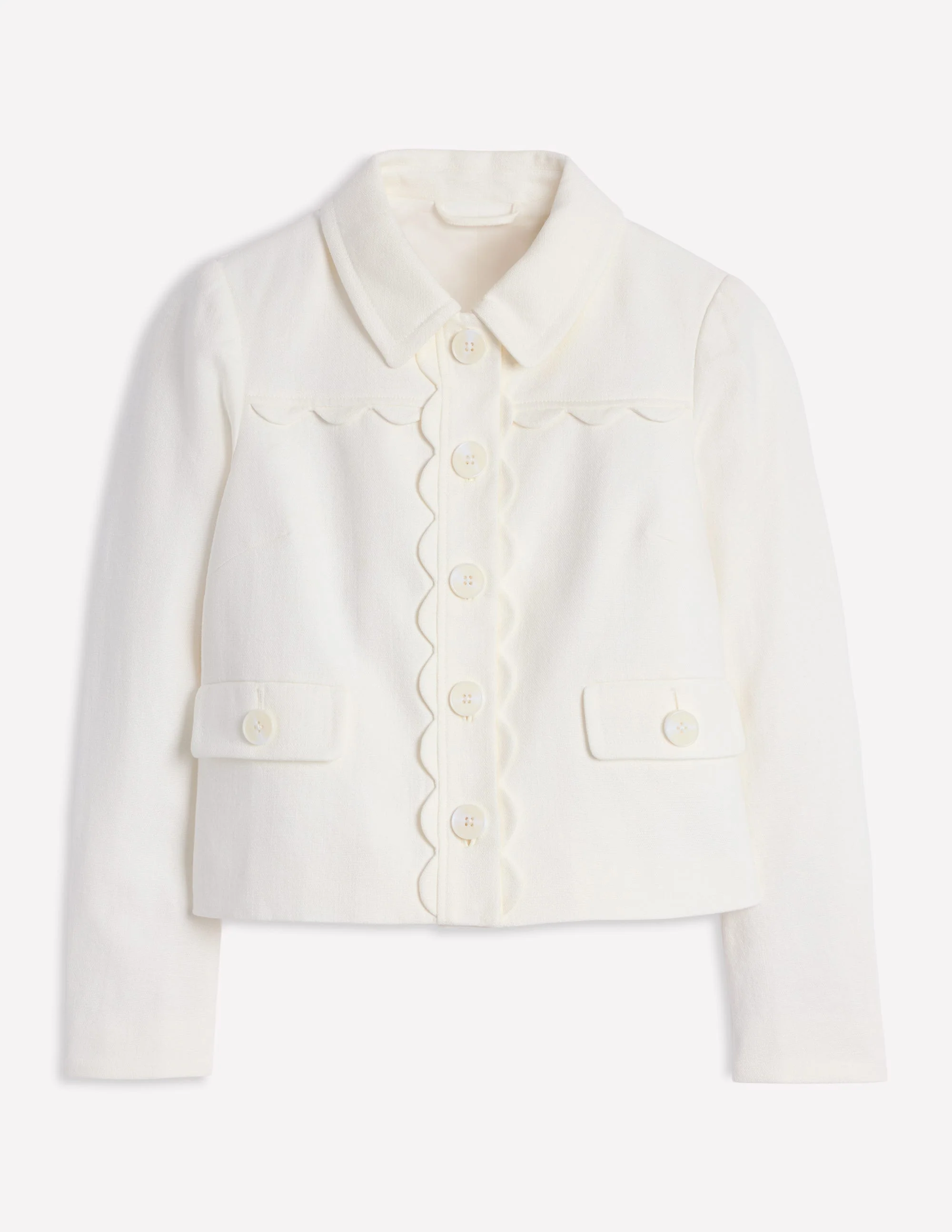 Scallop Jacket-Ivory - Image 7