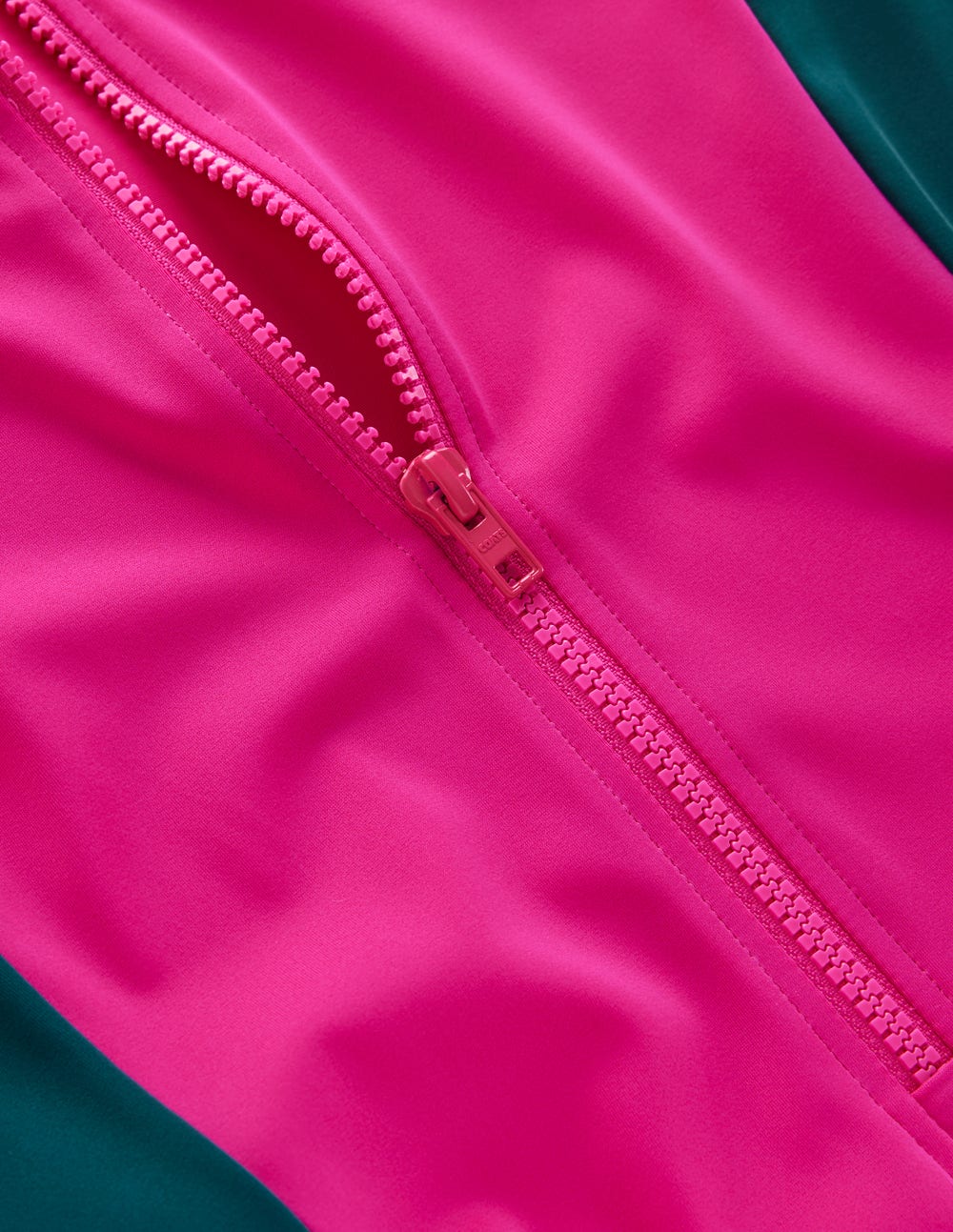 Short Sleeve Rash Guard Top-Pink, Colourblock - Image 6