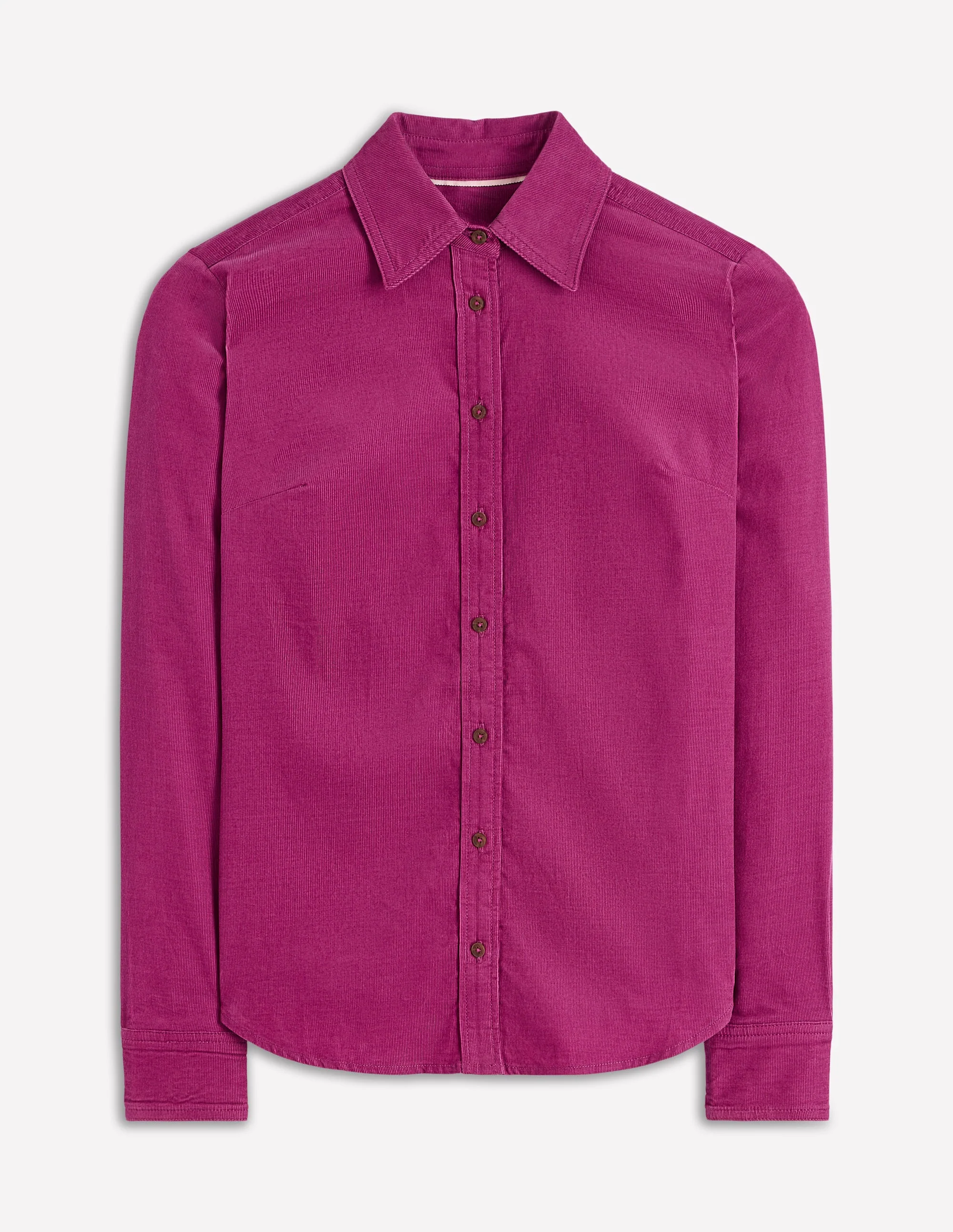 Sienna Cord Shirt-Rich Magenta - Image 4