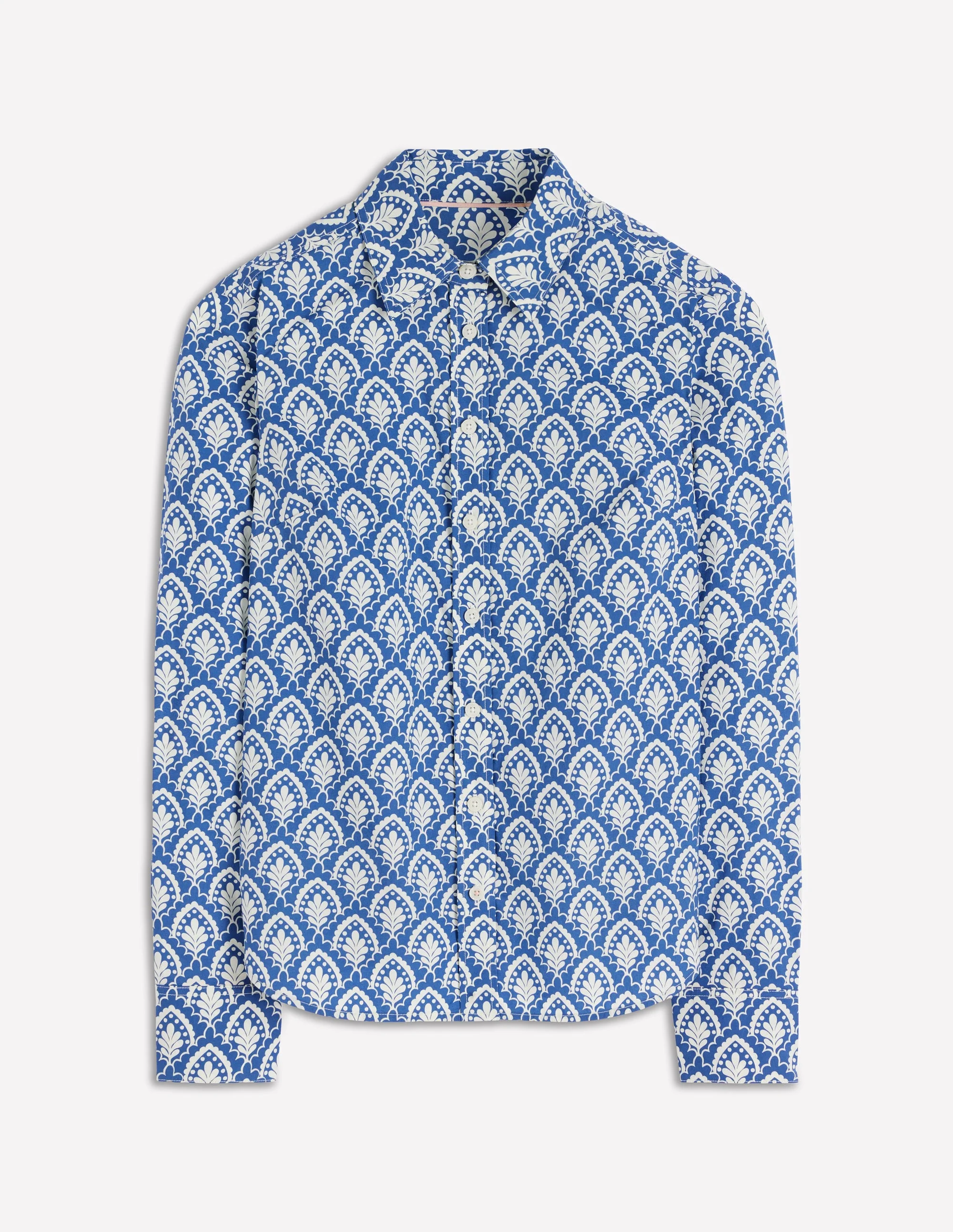 Sienna Cotton Shirt-Denim Blue, Petal Terrace - Image 6