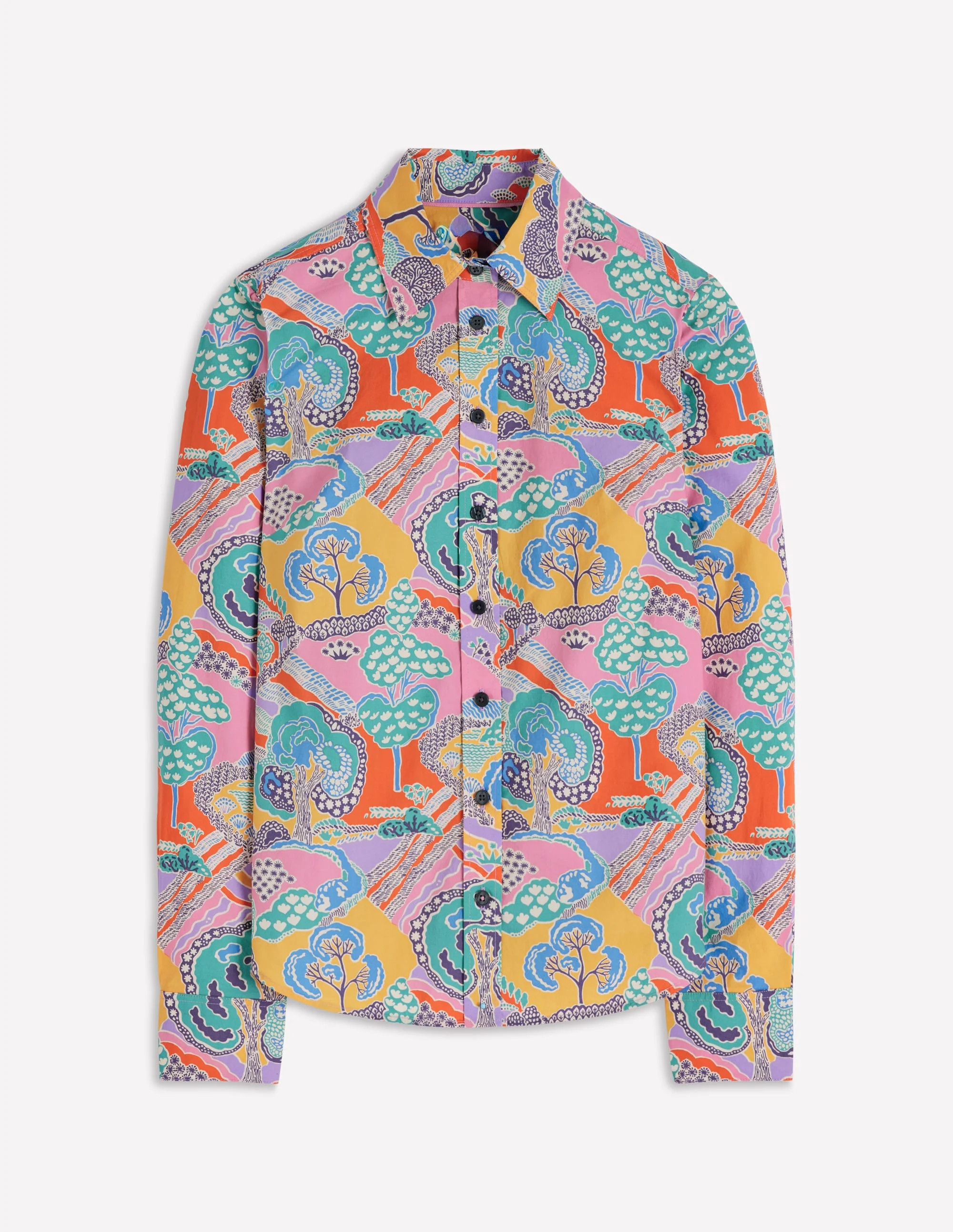 Sienna Cotton Shirt-Multi, Enchanted Dreamscape - Image 6