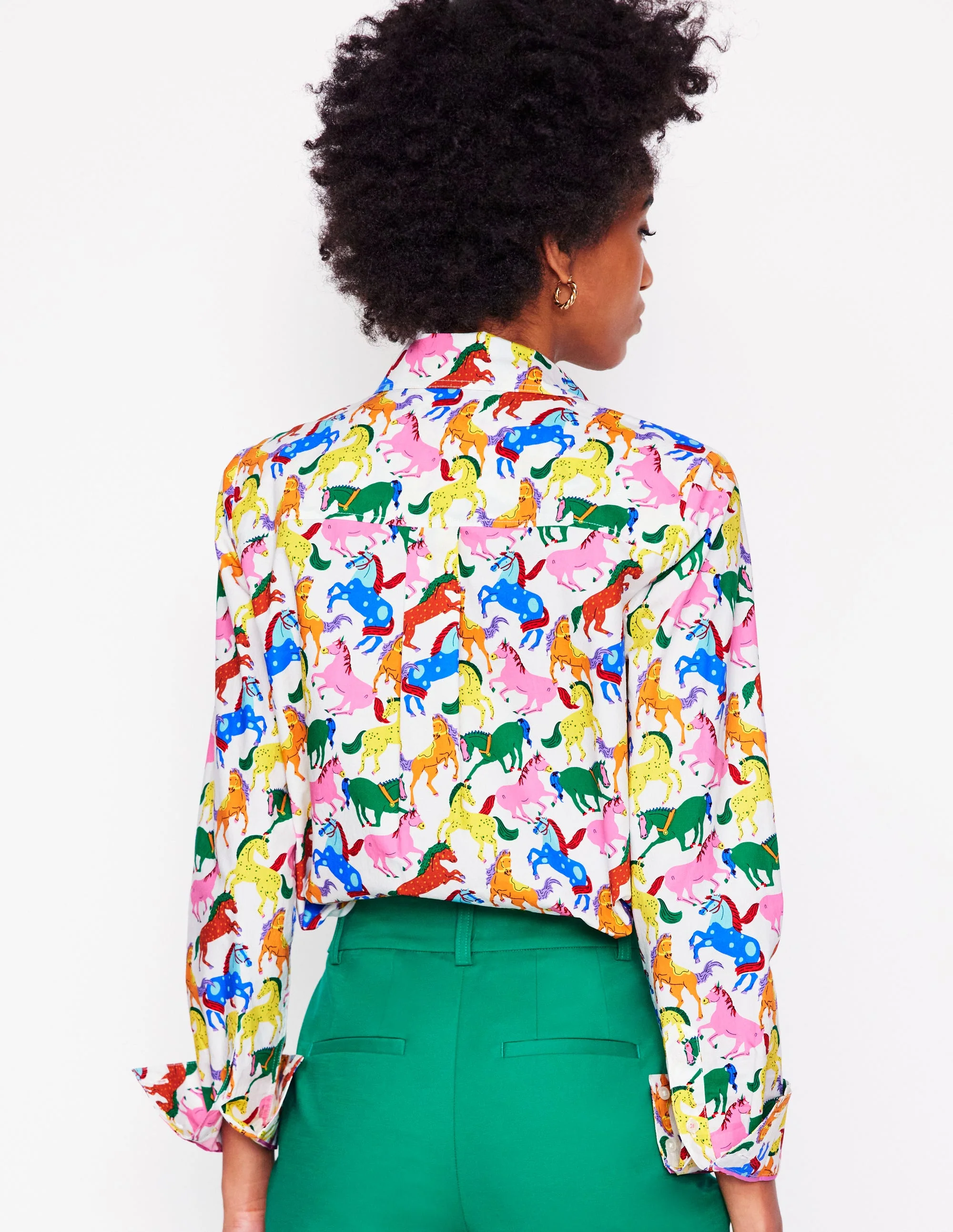 Sienna Cotton Shirt-Multi, Pony Club - Image 4