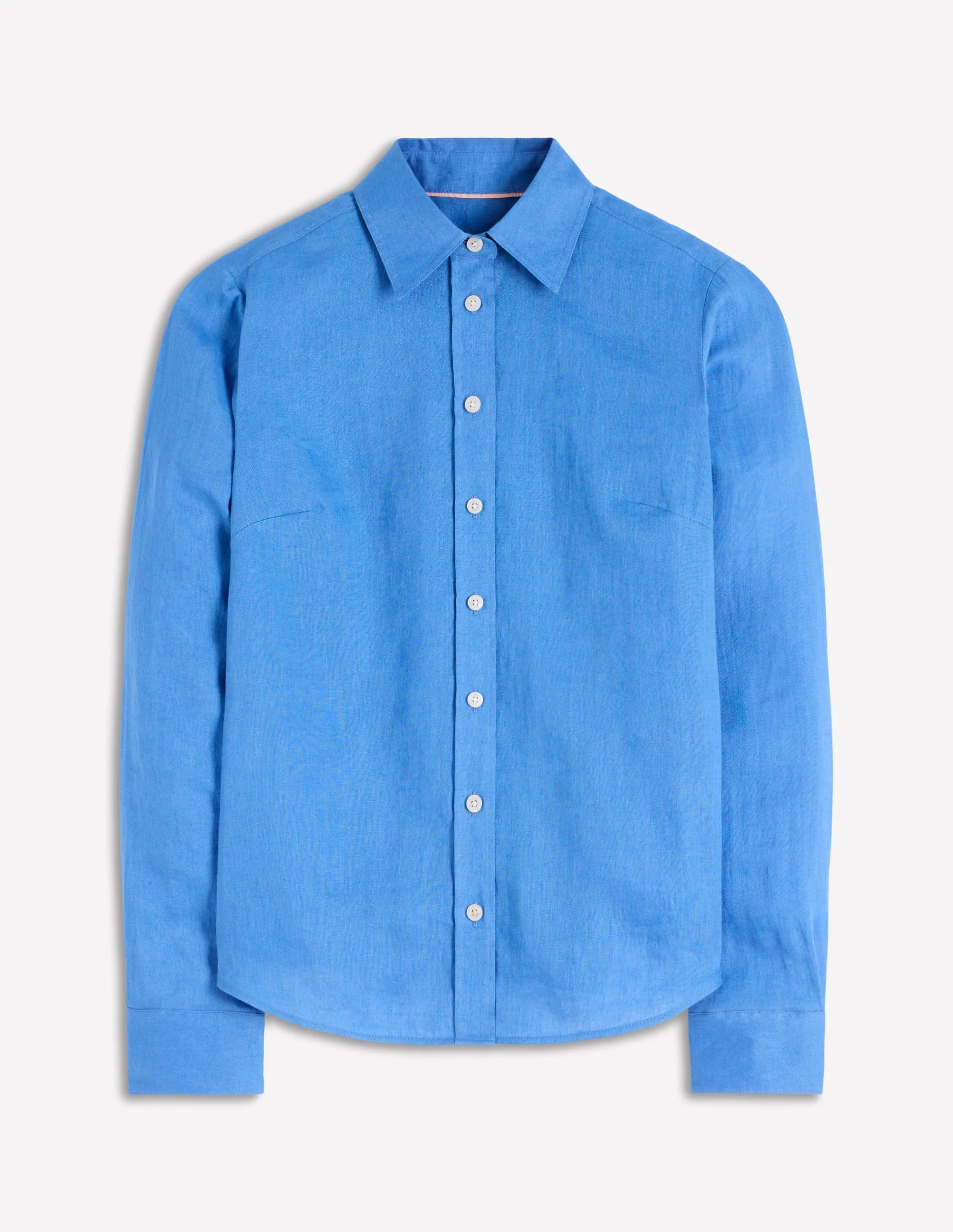 Sienna Linen Shirt-Regatta Blue - Image 5