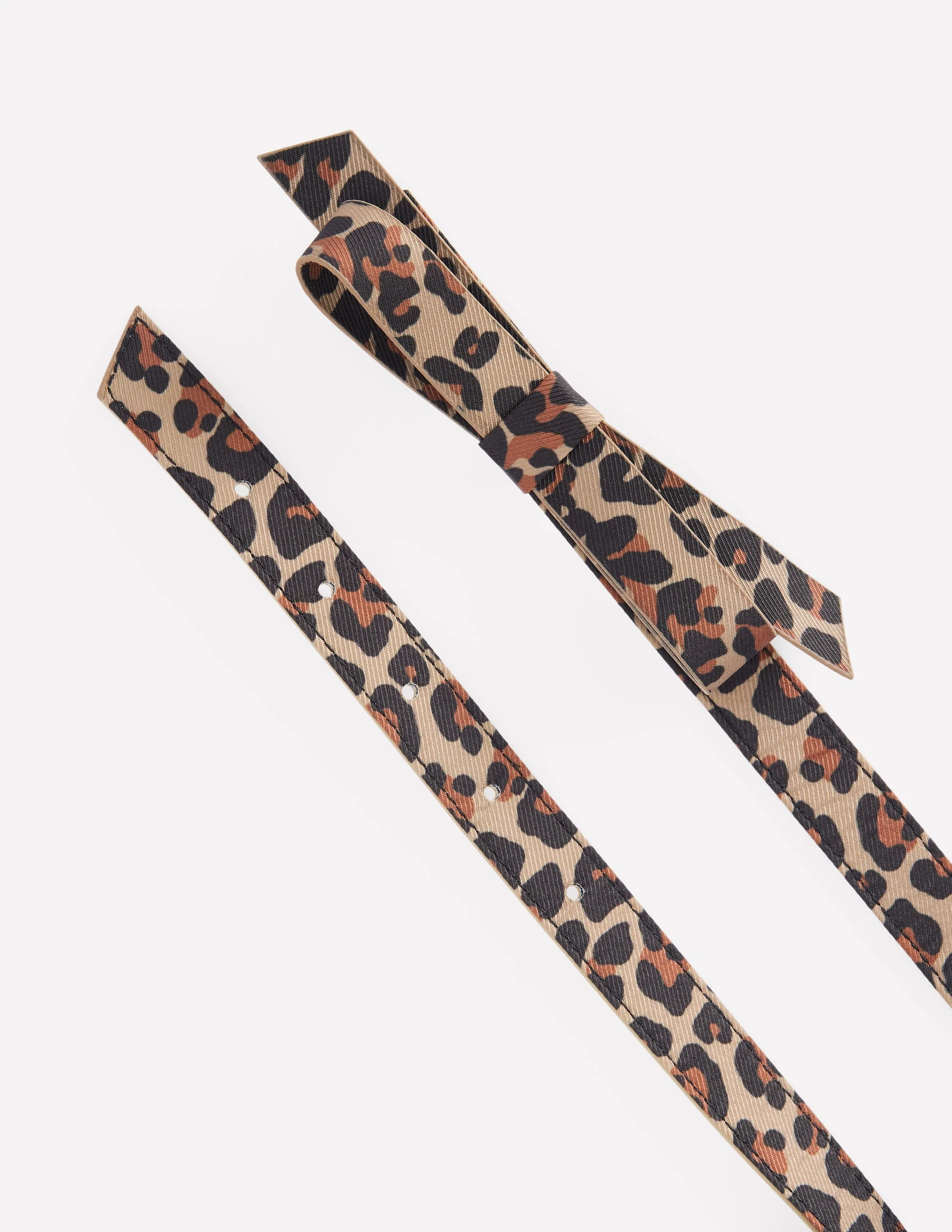 Skinny Bow Belt-Leopard - Image 3
