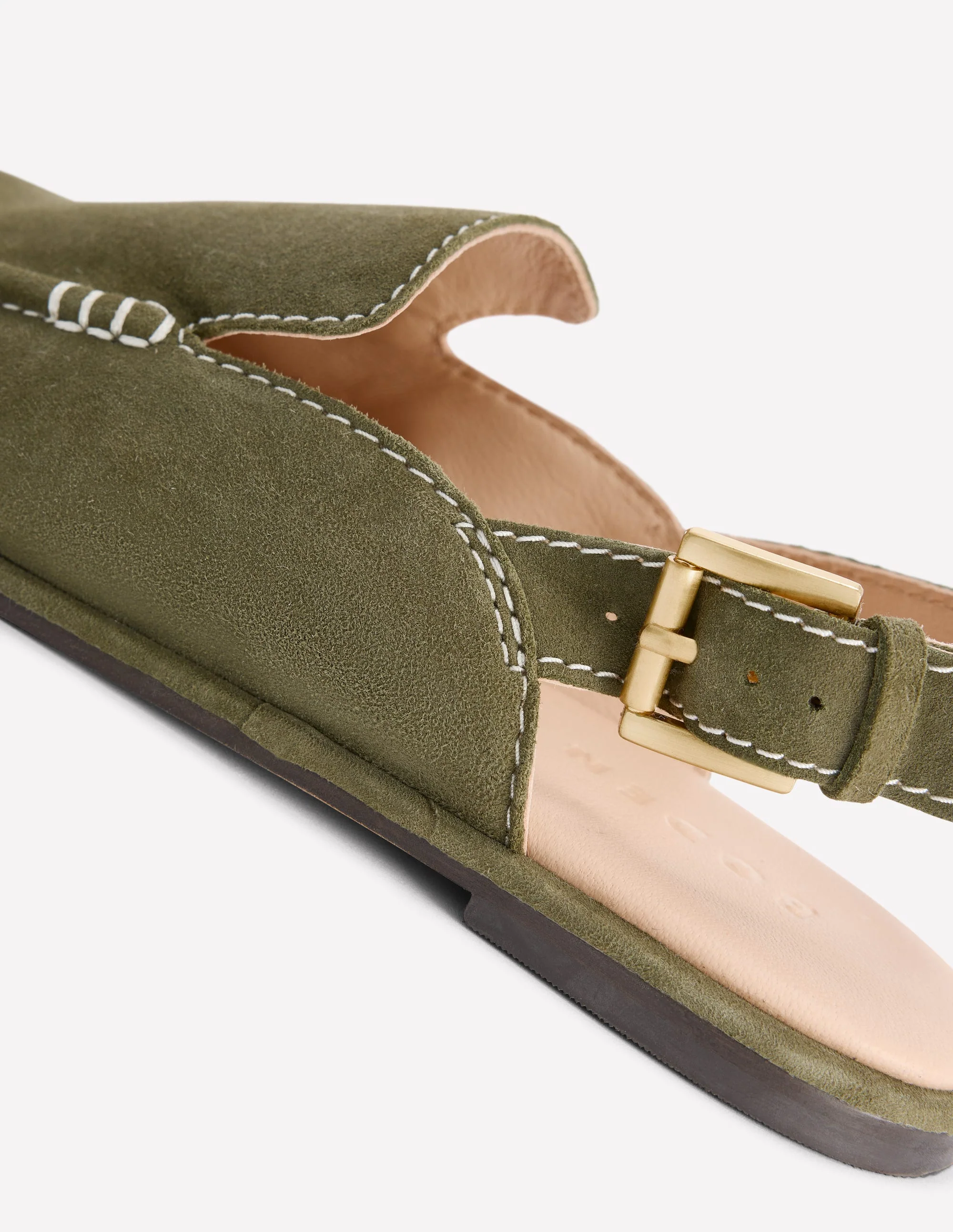 Slingback Clog-Deep Olive - Image 3