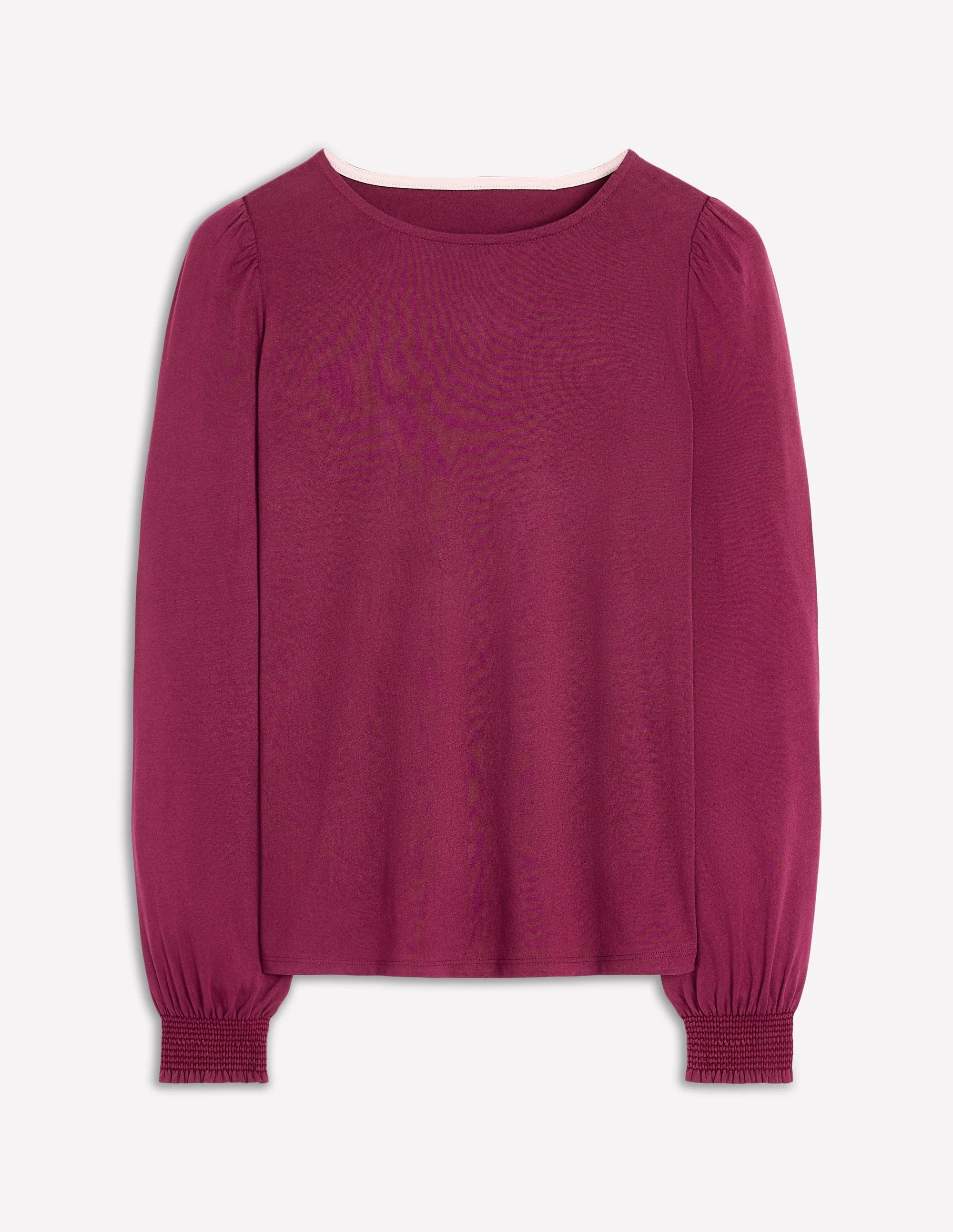 Smocked Cuff Supersoft Top-Deep Wisteria - Image 5