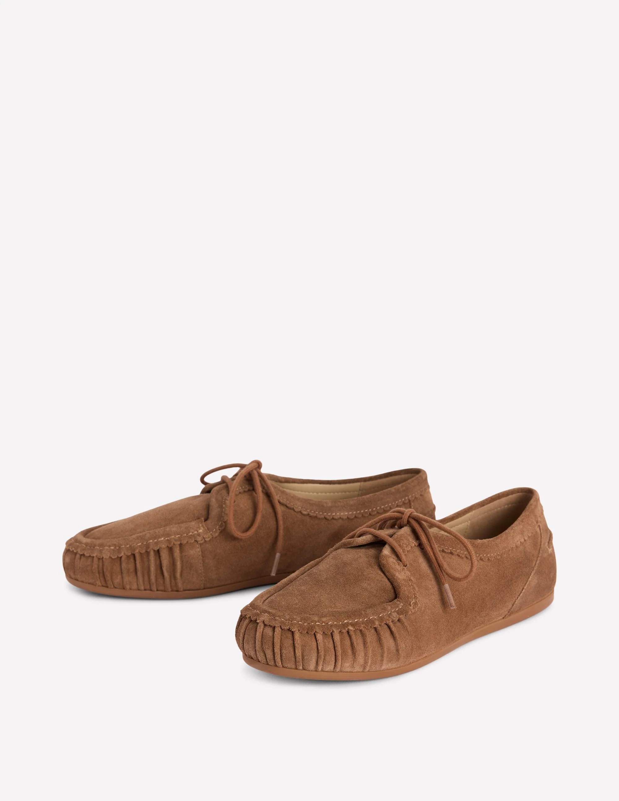 Soft Boat Shoes-Tan - Image 4