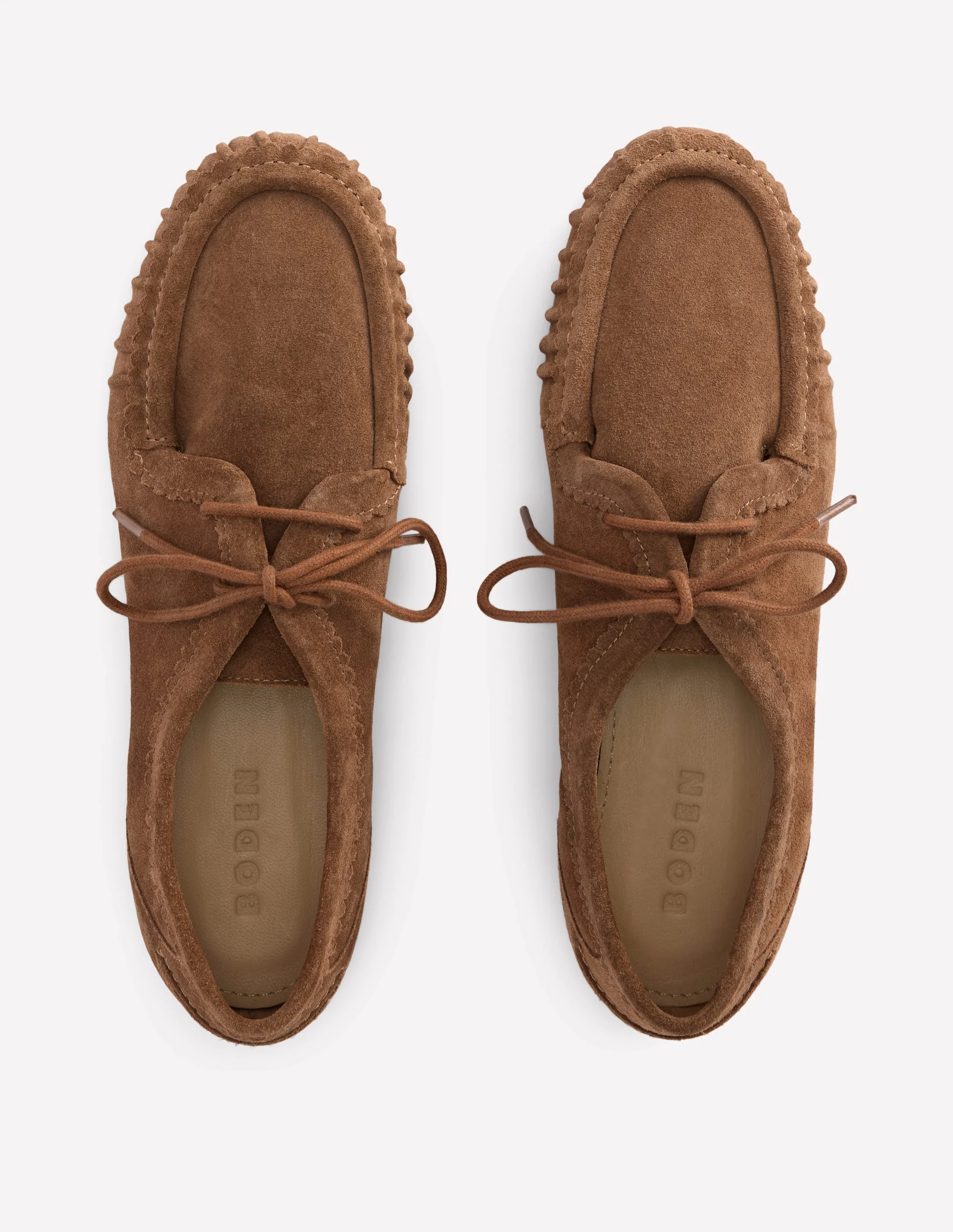 Soft Boat Shoes-Tan - Image 6