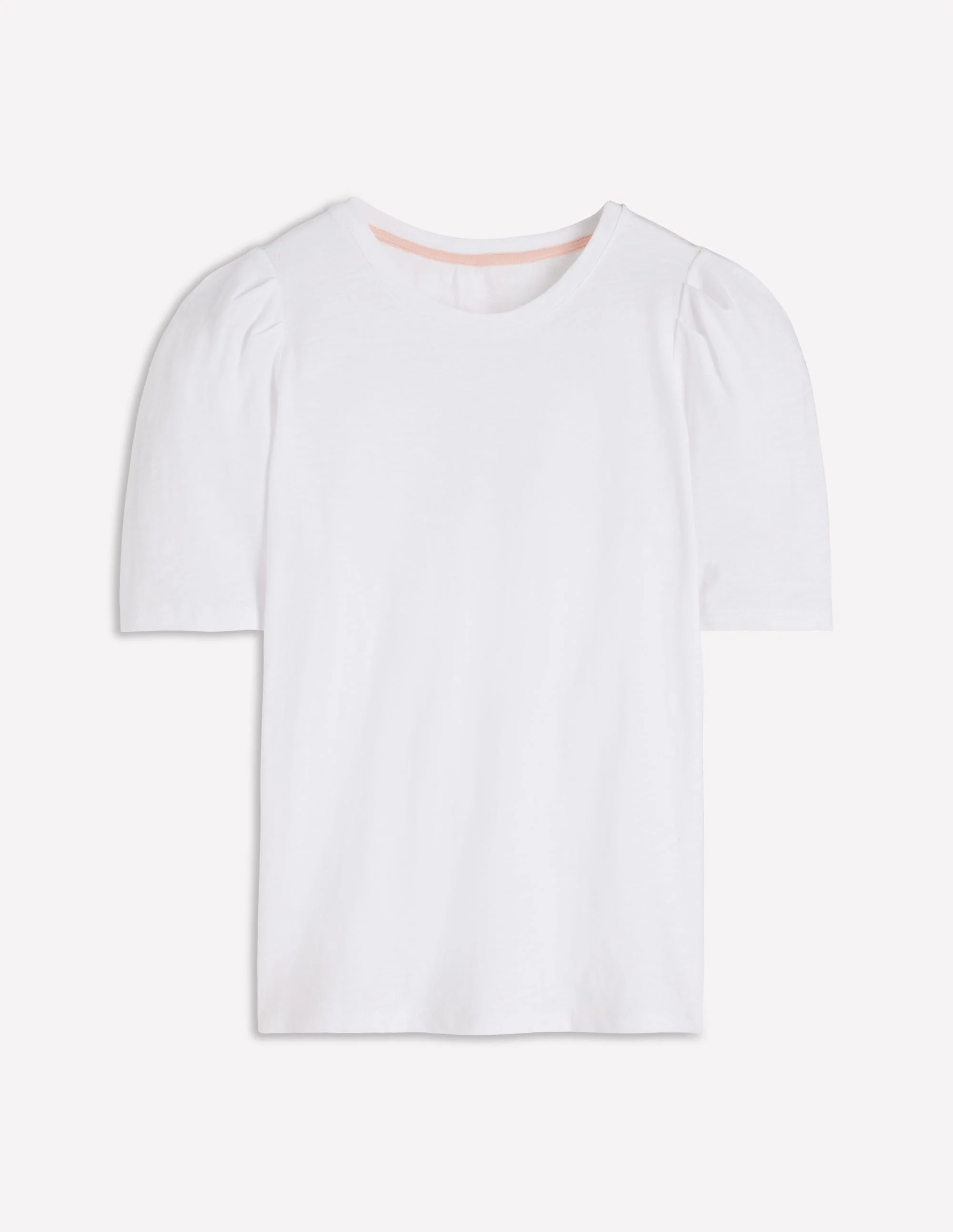 Sophie Puff Sleeve T-shirt-White - Image 5