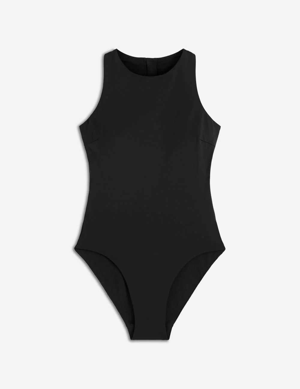 Sporty Rash Guard Swimsuit-Black - Image 6