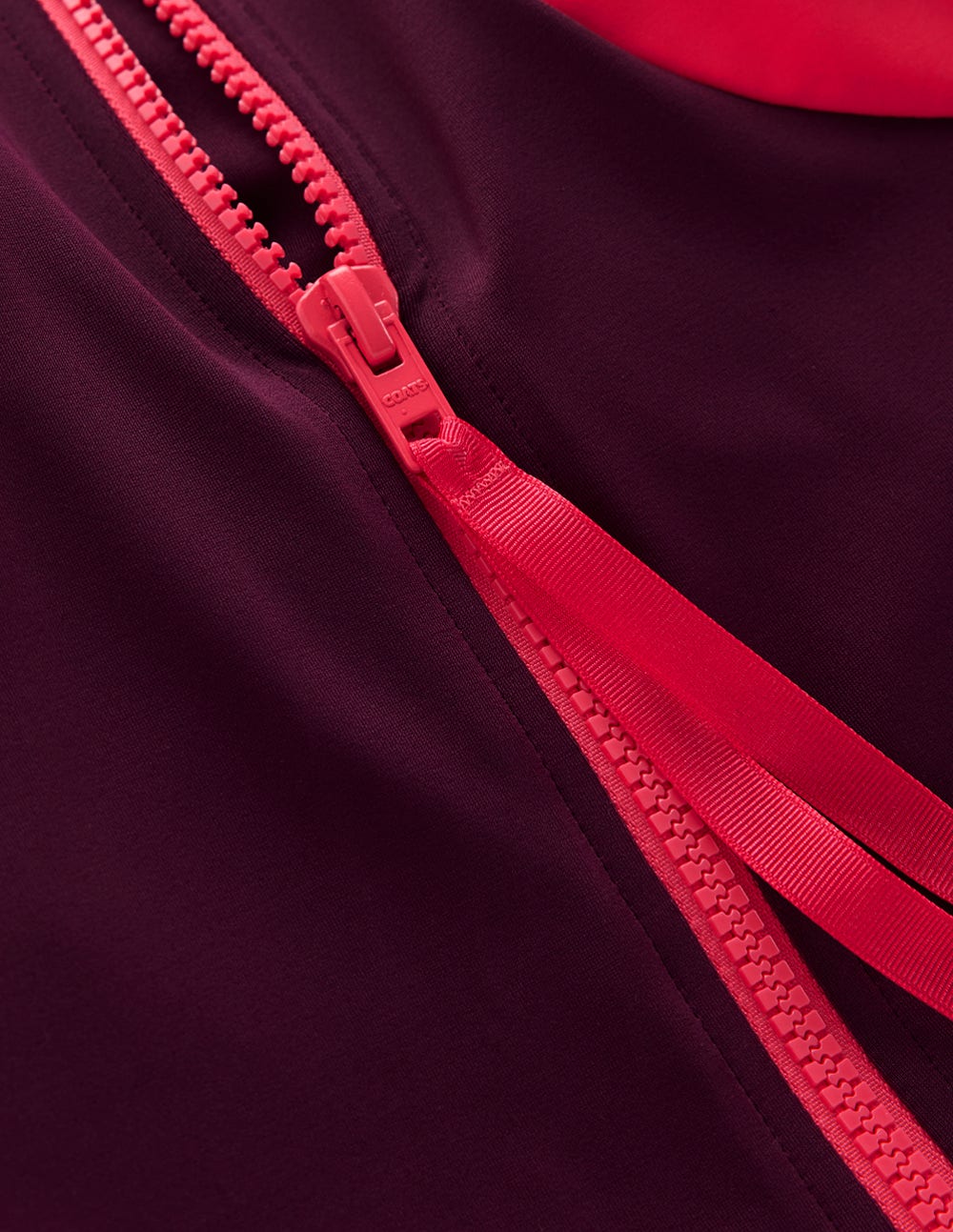 Sporty Rash Guard Swimsuit-Purple, Colourblock - Image 7